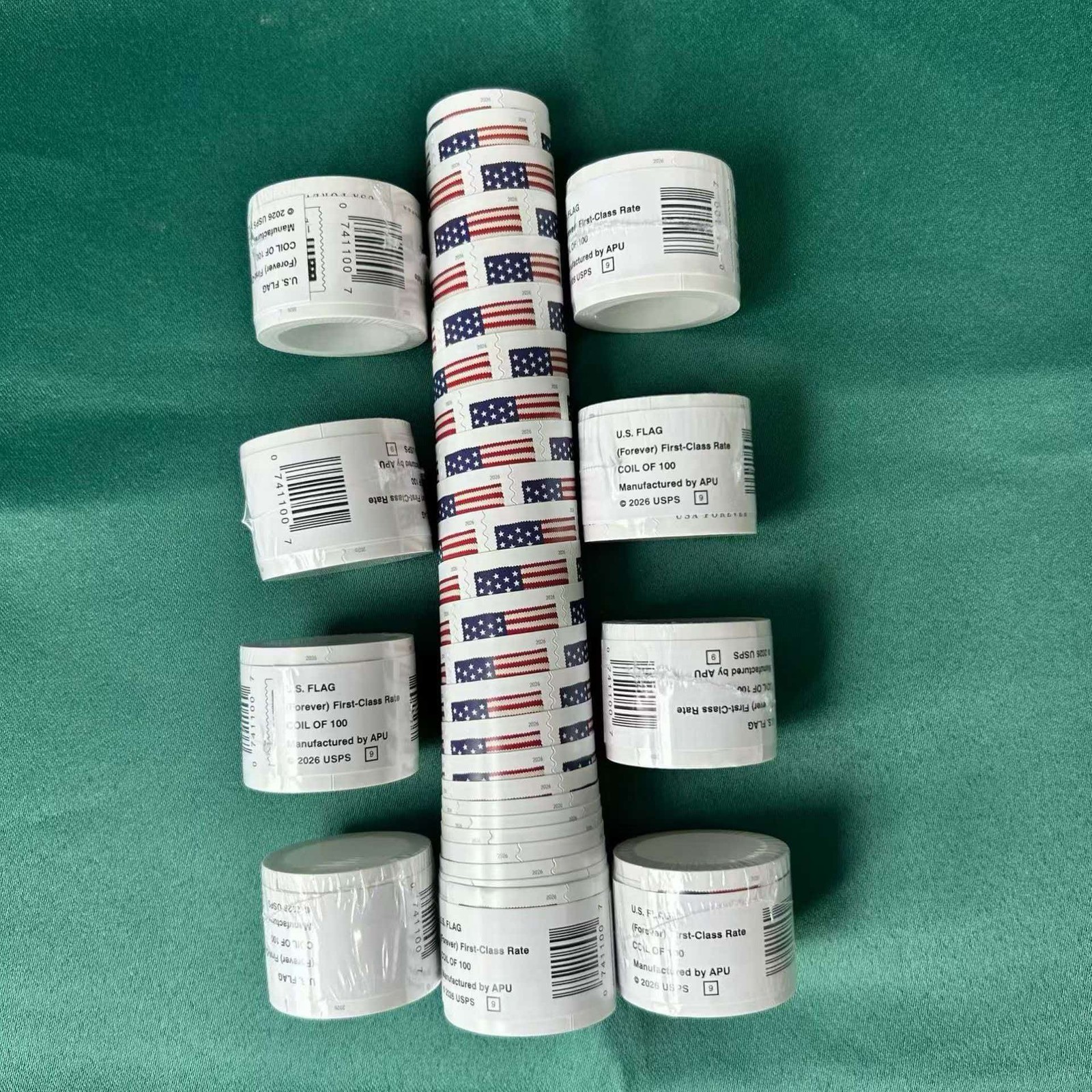 10 Rolls of 100 USPS Postage ,Special Sale 1000pcs ,New 2026 2025 10 Rolls of 100 USPS Postage ,Special Sale 1000pcs ,New 2026 2025