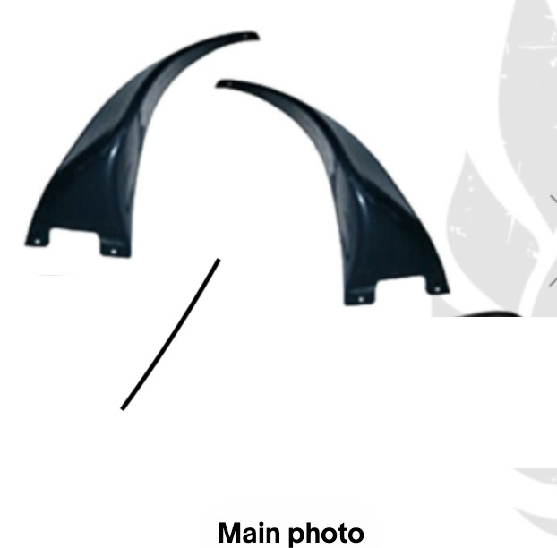 Set of 2 - Rear New 1970-78 Pontiac Trans Am Firebird Wheel Flare Spoiler Set