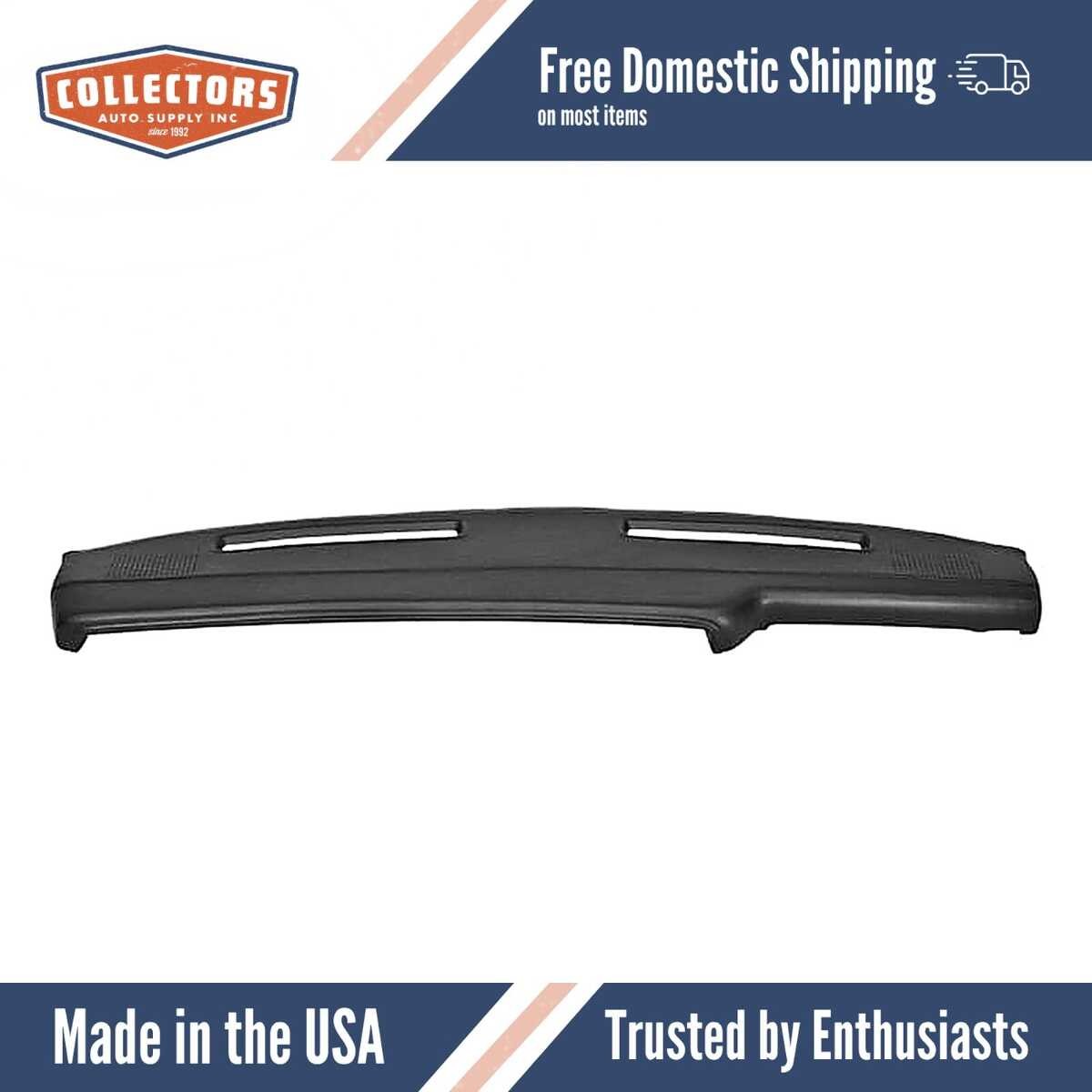 Dash Covers Black for 1980-1990 Oldsmobile 88/98