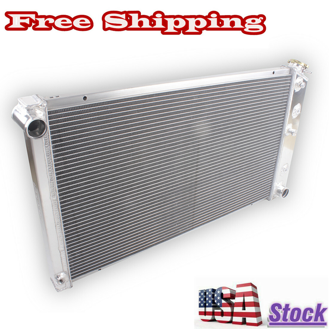 3Row Aluminum Radiator For 1965-1974 Cadillac DeVille 1968 1970 CC161