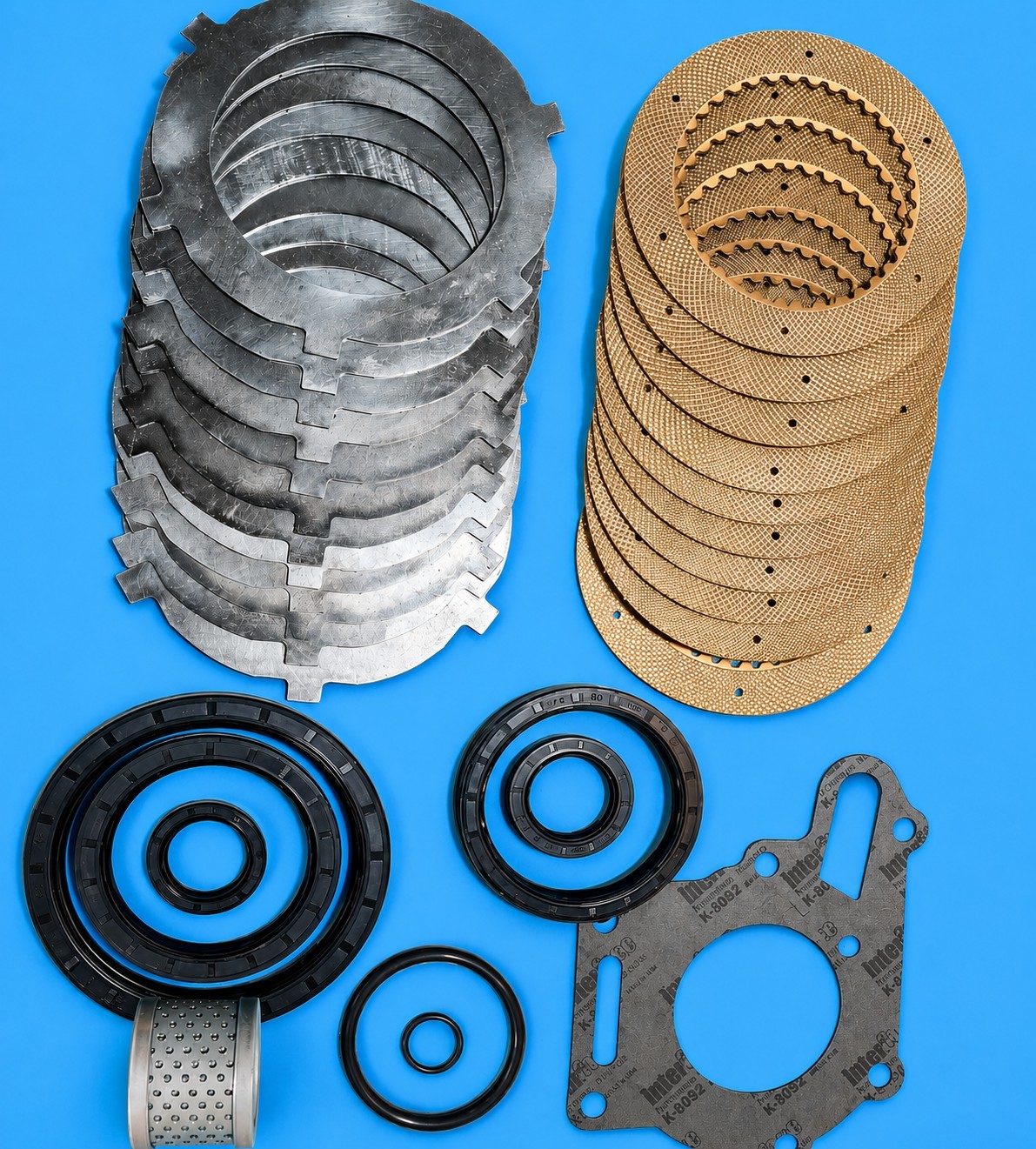 ZF 80A Marine Rebuild Kit Bronze and Steel Plates Gasket Seals Filter DIY