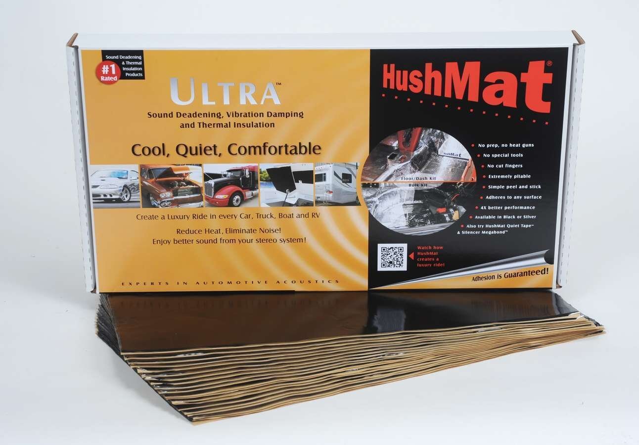 HUSHMAT Ultra Floor/Dash Kit- 20 pc 12in.x23in. Black (10400)