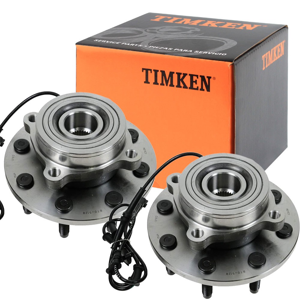 4WD TIMKEN Front Wheel Bearing Hub Assembly Pair For Dodge Ram 1500 2006-2008