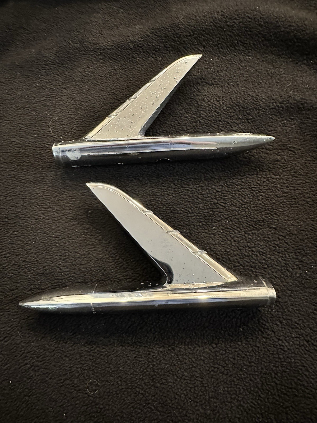 Corvette 1953 1954 1955 Body Side Gull Wing Trim Moldings
