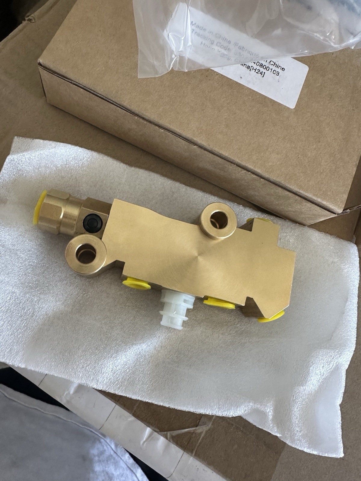 Brass Disc Brake Proportioning Combination Valve - Universal Ford Chevy Style