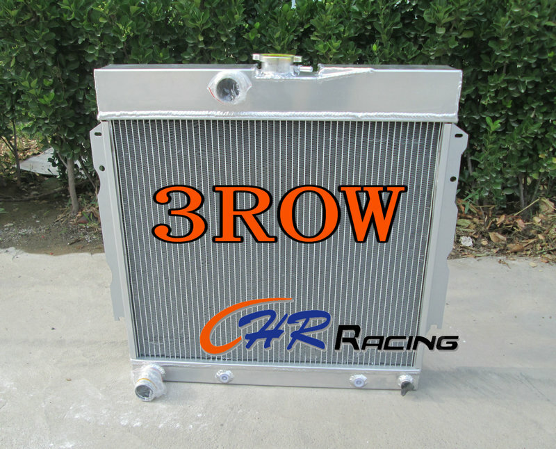 3ROW Aluminum Radiator For 1963-1969 DODGE DART/CHARGER/CORNET/FURY PLYMOUTH V8