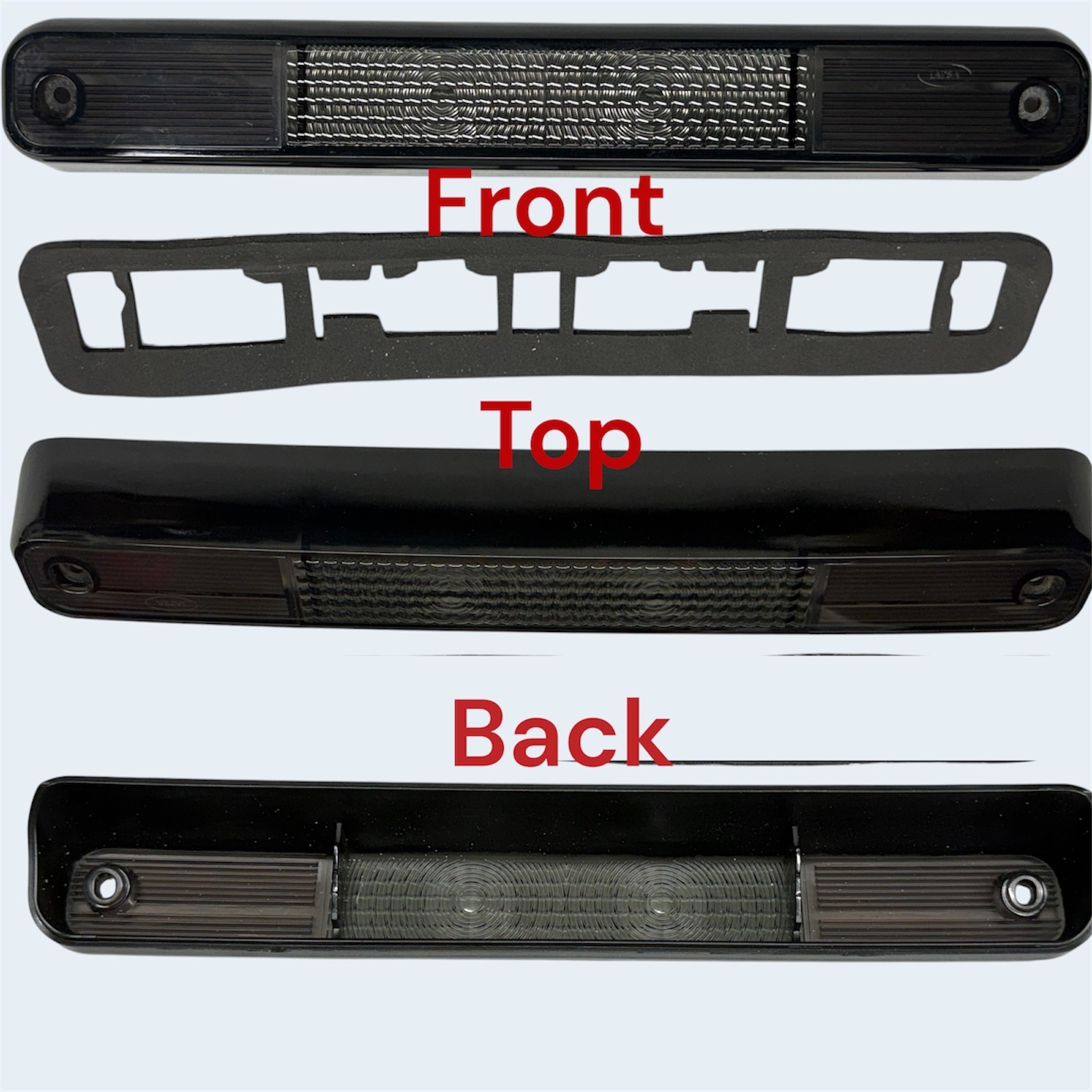 Chevy 94-98 Silverado GMC Sierra c1500 c2500 All SMOKE 3rd Brake Light Lens RARE