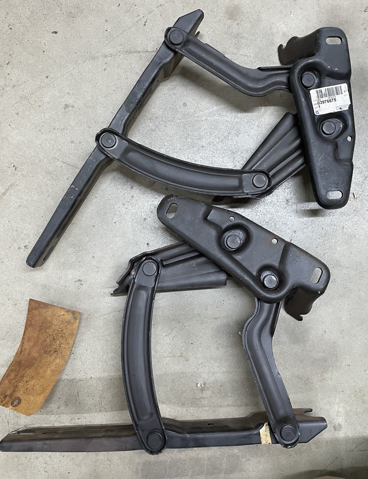 Chevelle, Monte Carlo, And El Camino Factory Original Hood Hinges New Old Stock