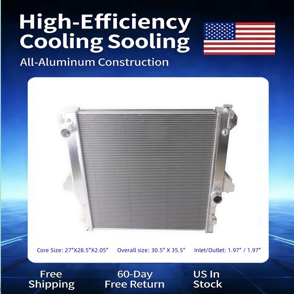 Heavy Duty 3-Rows Radiator for Dodge Ram 2500 3500 2003-2010 5.9L 6.7L Cummins