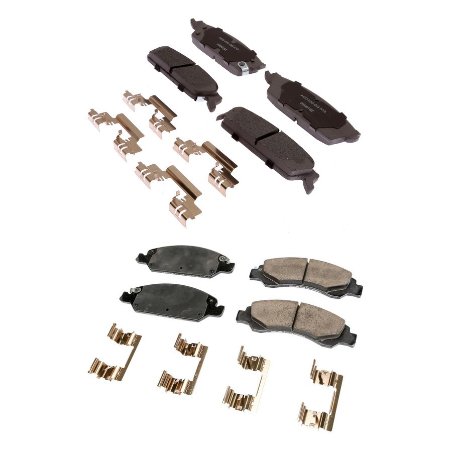 ACDelco 14D1194CHF1 171-1252 Disc Brake Pad Kit Front Rear