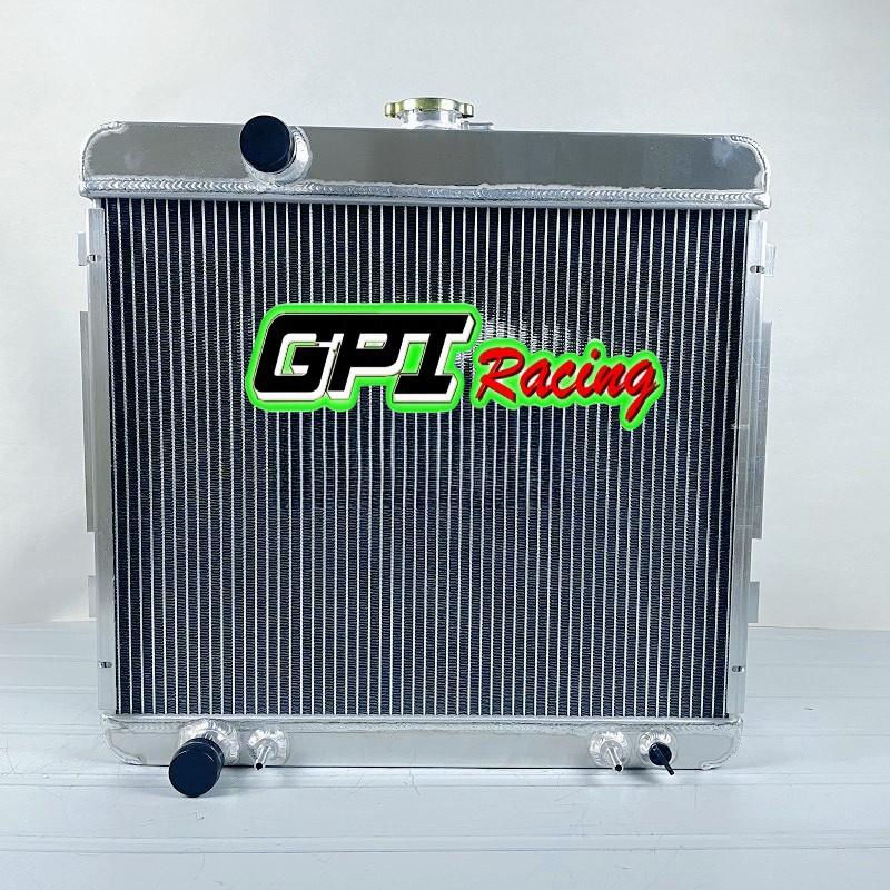 Aluminum Radiator for 1967-1969 1968 DODGE DART Plymouth Barracuda VALIANT V8 AT
