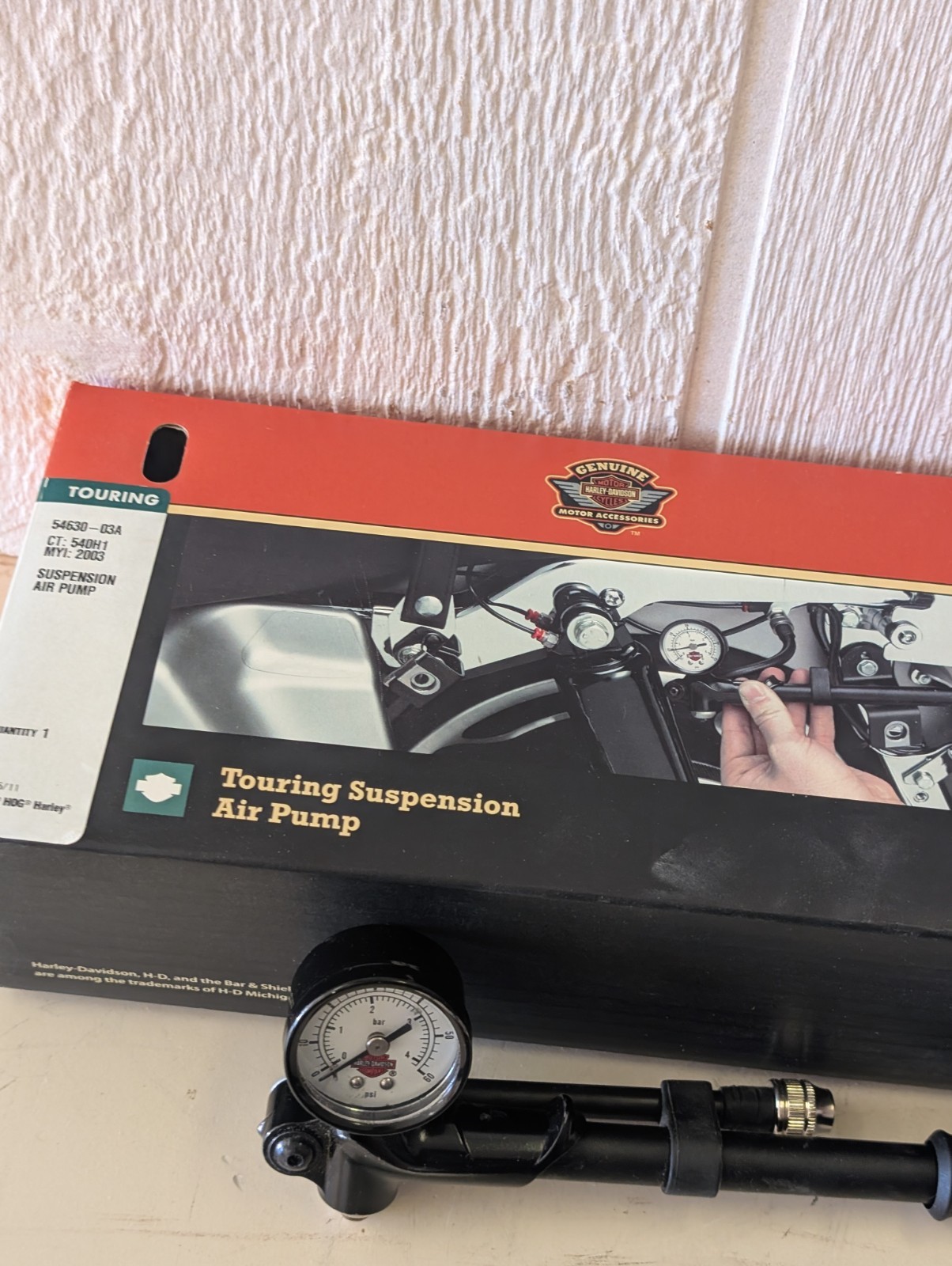 Genuine Harley Davison Touring Suspension Air Pump In The Box Like New