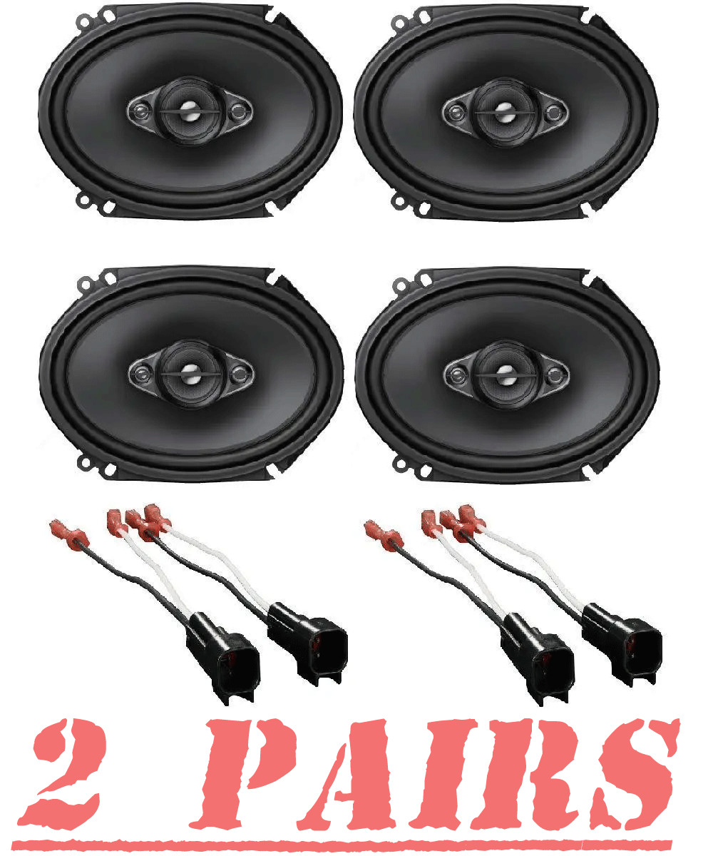 4 Pioneer TS-A6880F 4-Way 6x8