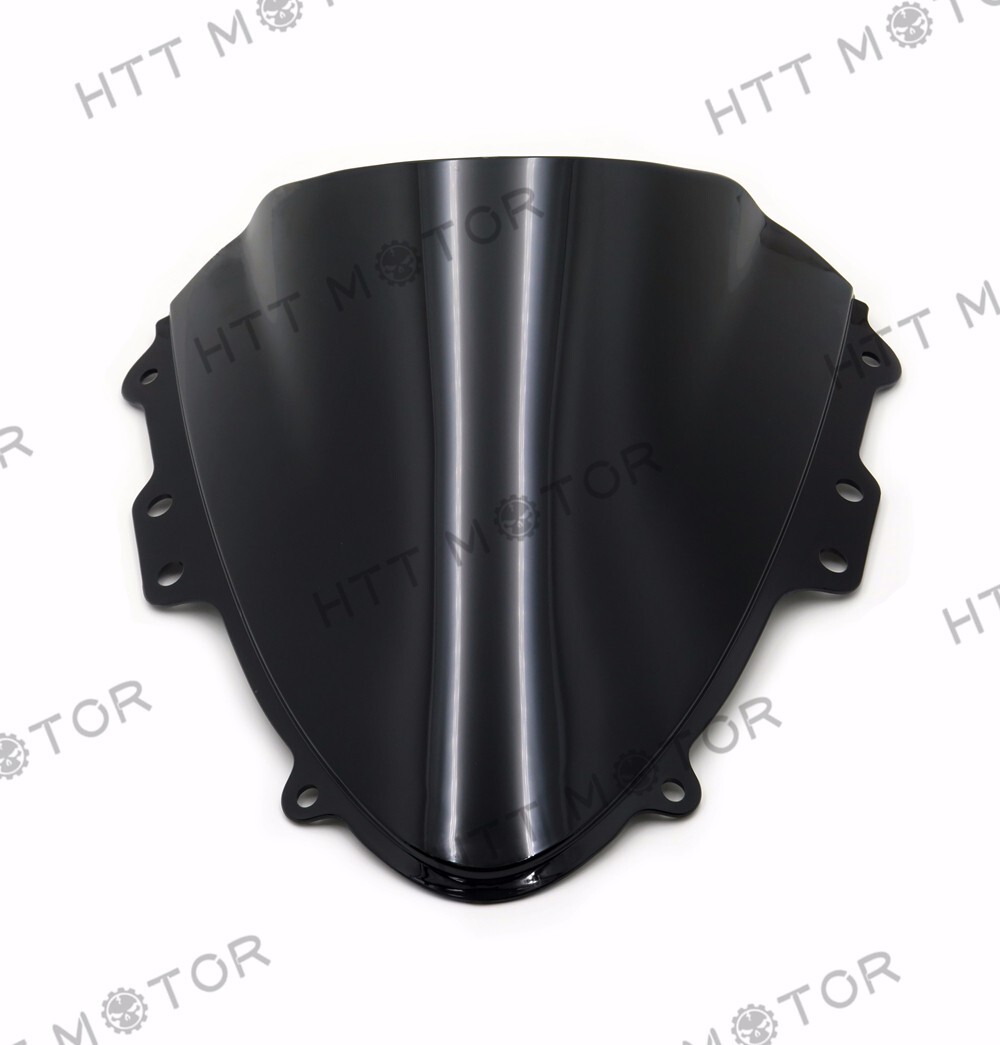 Dual Bubble Windshield Windscreen Fit For Suzuki GSXR GSX-R 600 750 2004-2005