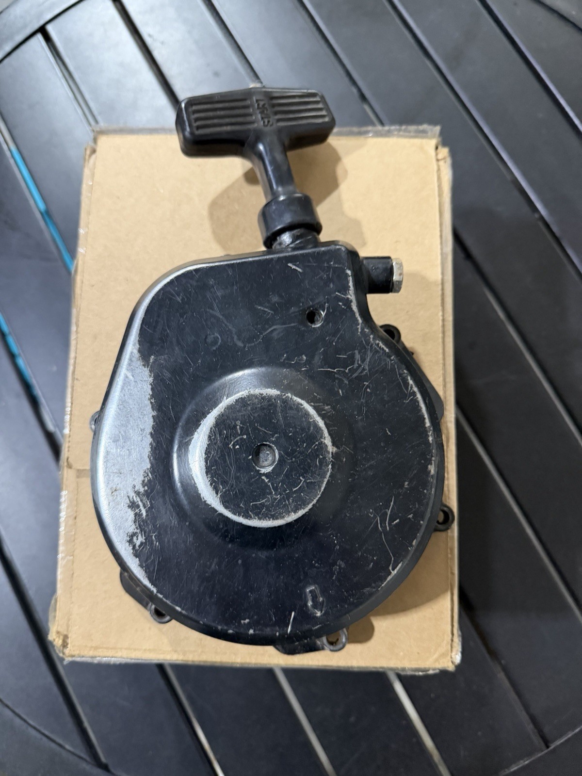 OEM Yamaha Recoil Pulley Starter Assembly 83-85 YTM200 Tri-Moto 21V-Y1571-01-00
