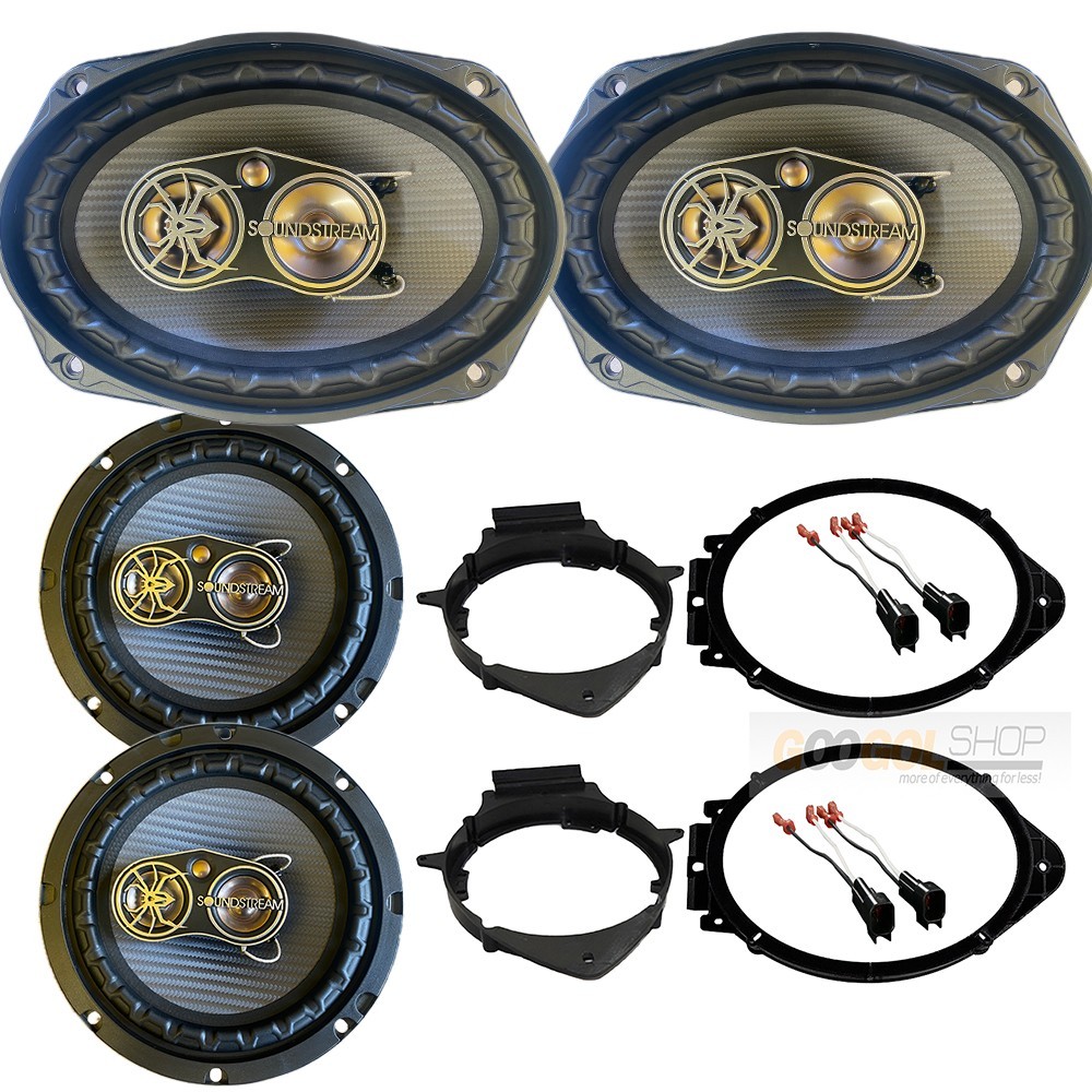 500W Front & 300W Rear Door Speakers for 2014-2025 Silverado & Sierra 1500