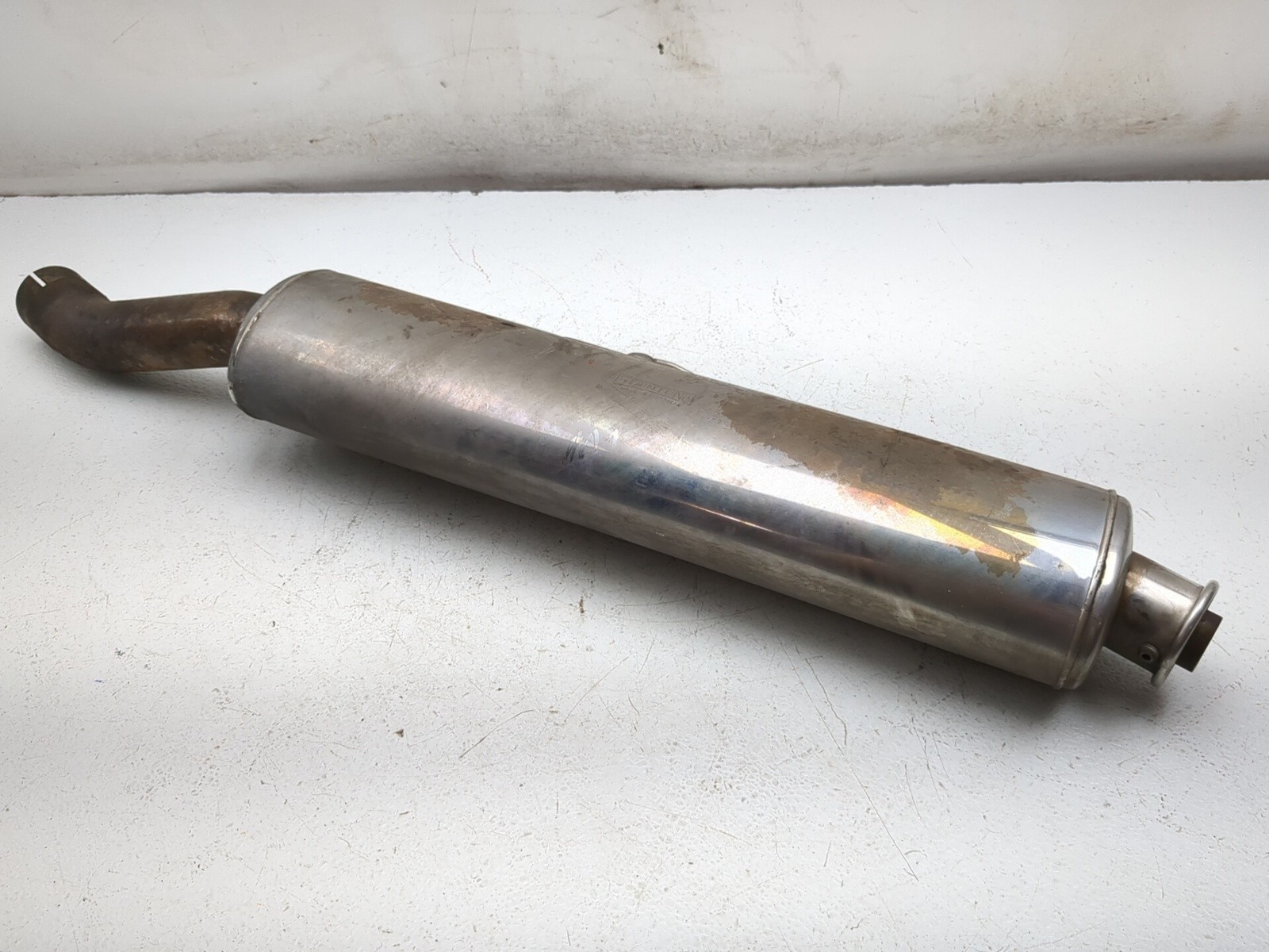 03-05 BMW K1200GT Rear Left Staintune Exhaust Muffler