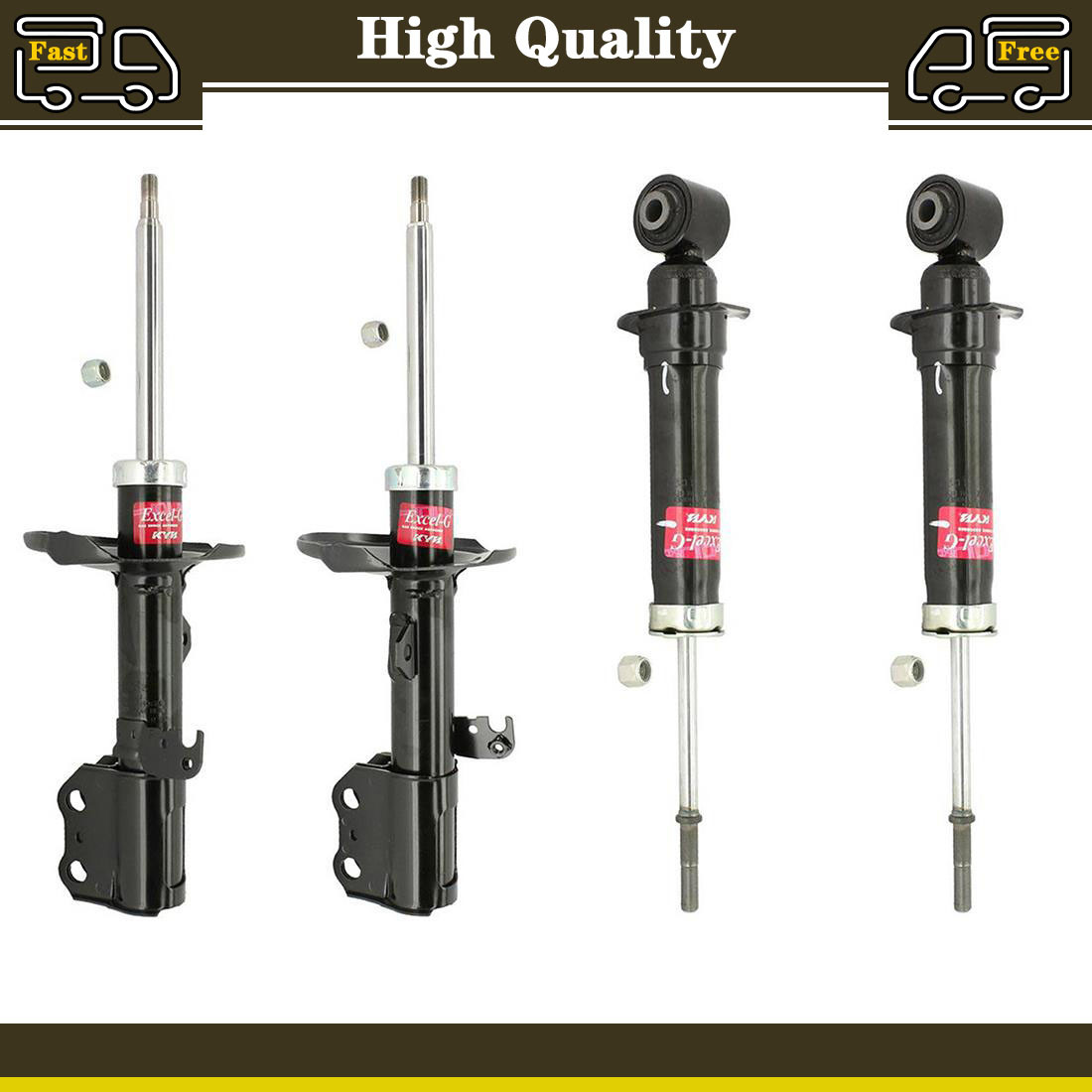 KYB 4PCS STRUTS SHOCKS For PONTIAC VIBE TOYOTA MATRIX FWD&AWD 03 04 05 06 07 08
