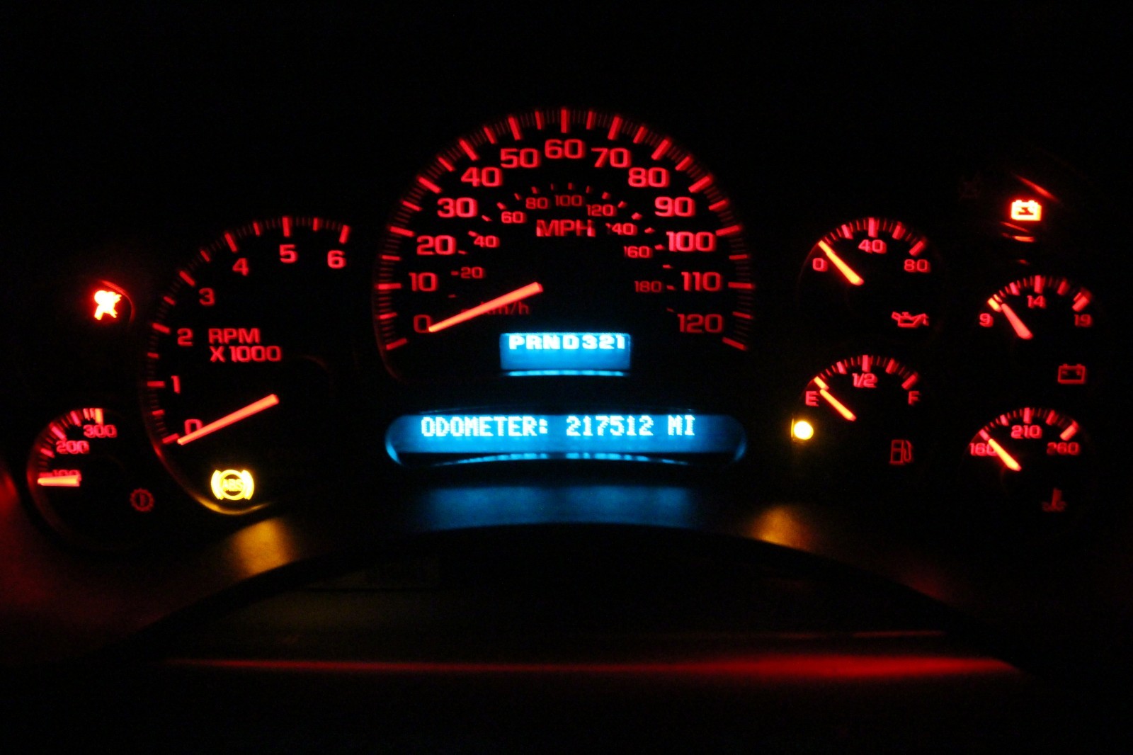 03-04 *REBUILT* CHEVY GM 2500HD HD INSTRUMENT CLUSTER w TRANS TEMP *LED 15182144