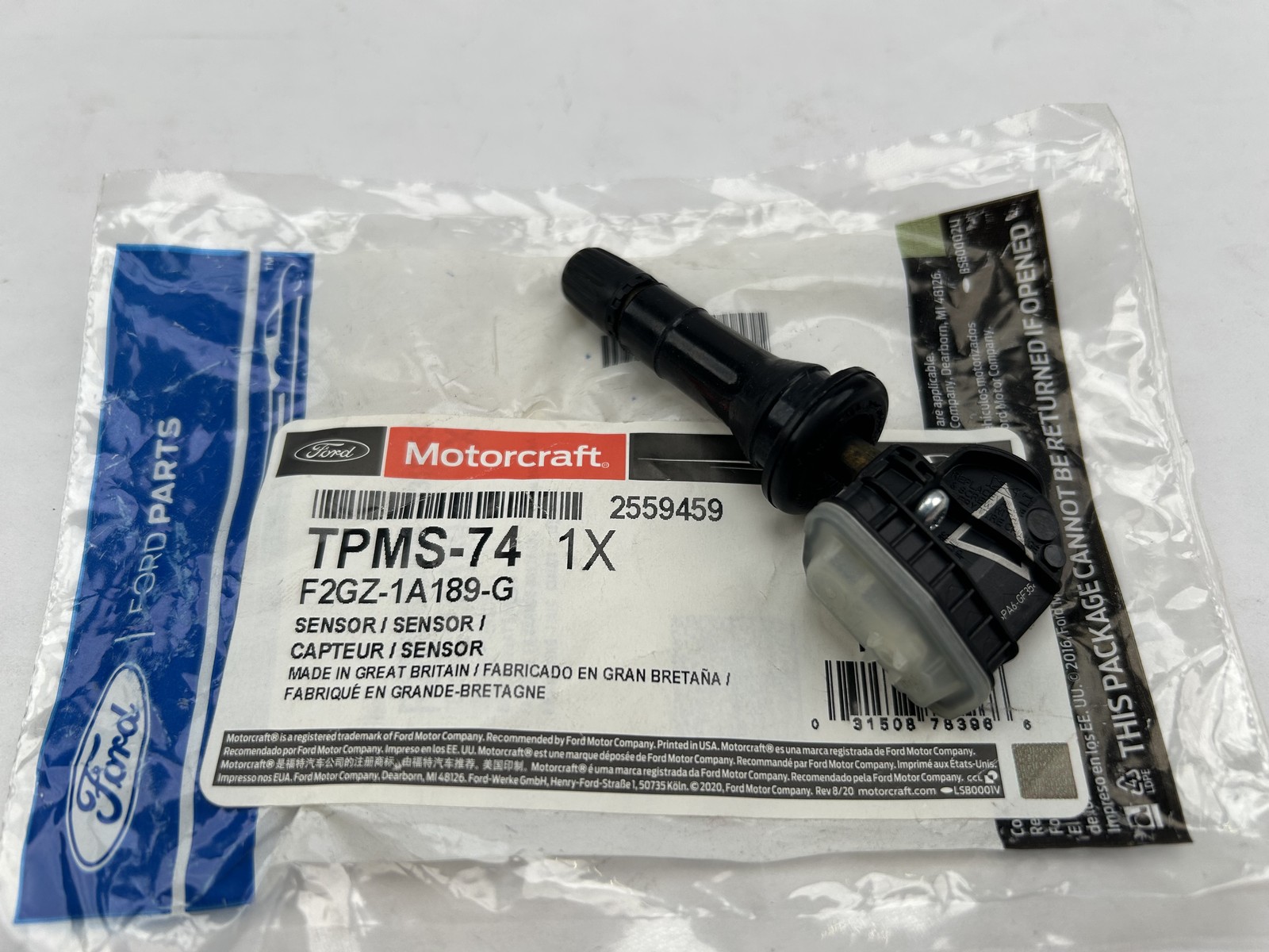 NEW Ford OEM 17-25 Mustang Tire Pressure Monitoring Sensor TPMS-74 F2GZ-1A189-G