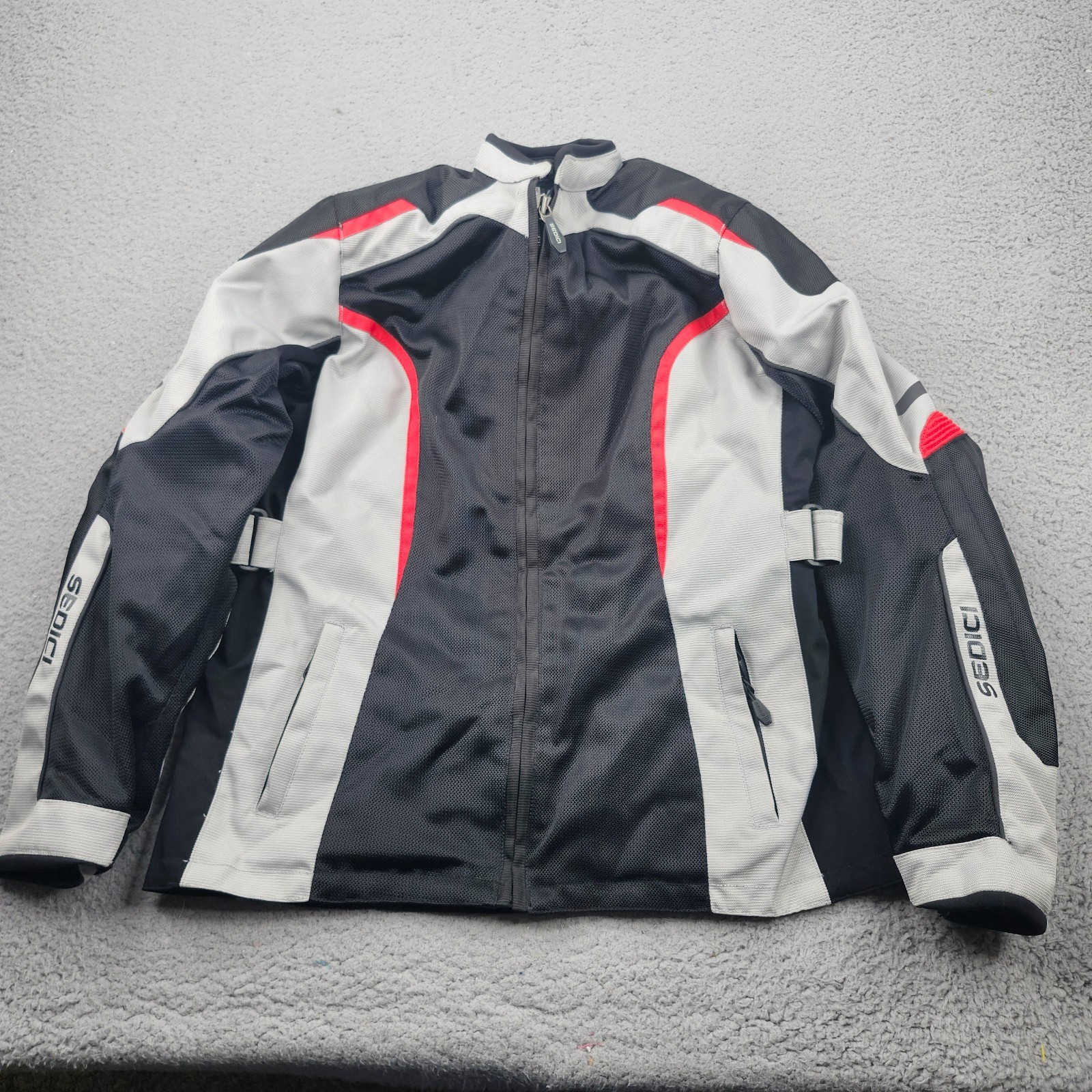 Sedici Motorcycle Jacket Womens Medium Black Padded Performance Biker (No Liner) Sedici Motorcycle Jacket Womens Medium Black Padded Performance Biker (No Liner)