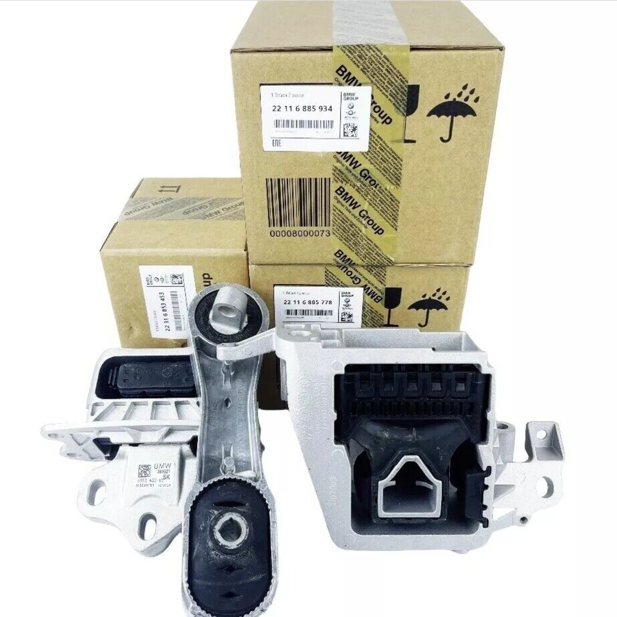 OEM New 3Pcs Engine Mount For BMW X1 X2 Mini Cooper Clubman 1.5L 2.0L 2014-2021