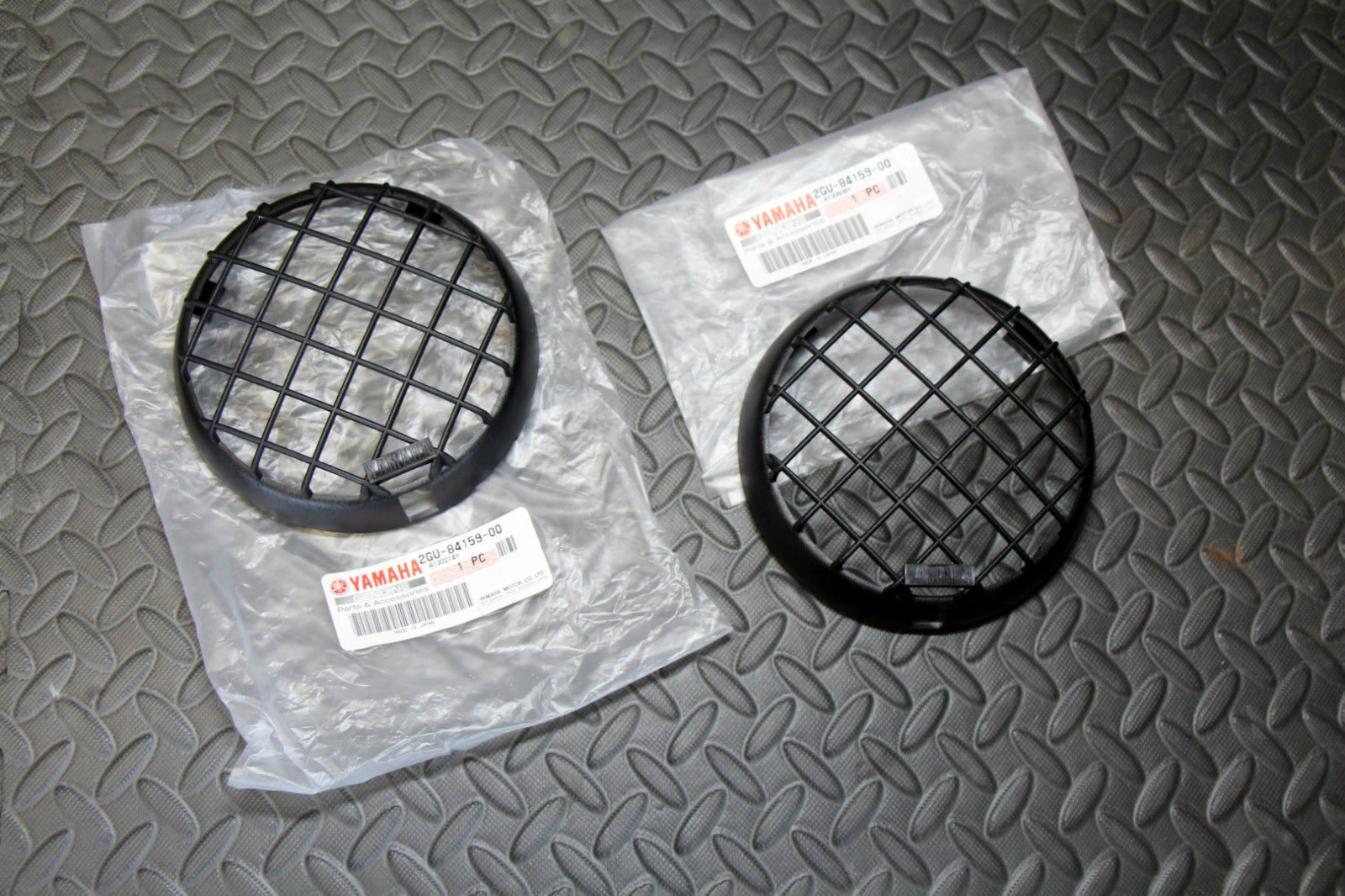 NEW 1987-1999 headlight guards covers grills OEM FACTORY Yamaha Banshee Warrior