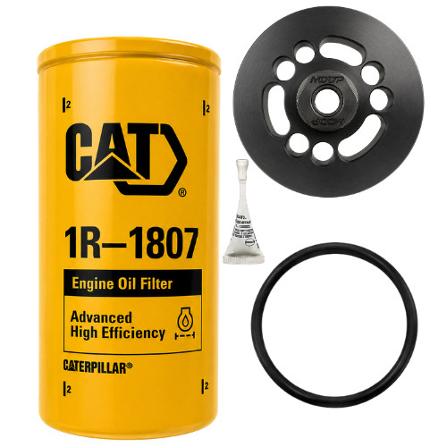 MDDP 6.7 Powerstroke CAT Oil Filter Conversion Kit - Longer 1R-1807 - SHIP US MDDP 6.7 Powerstroke CAT Oil Filter Conversion Kit - Longer 1R-1807 - SHIP US