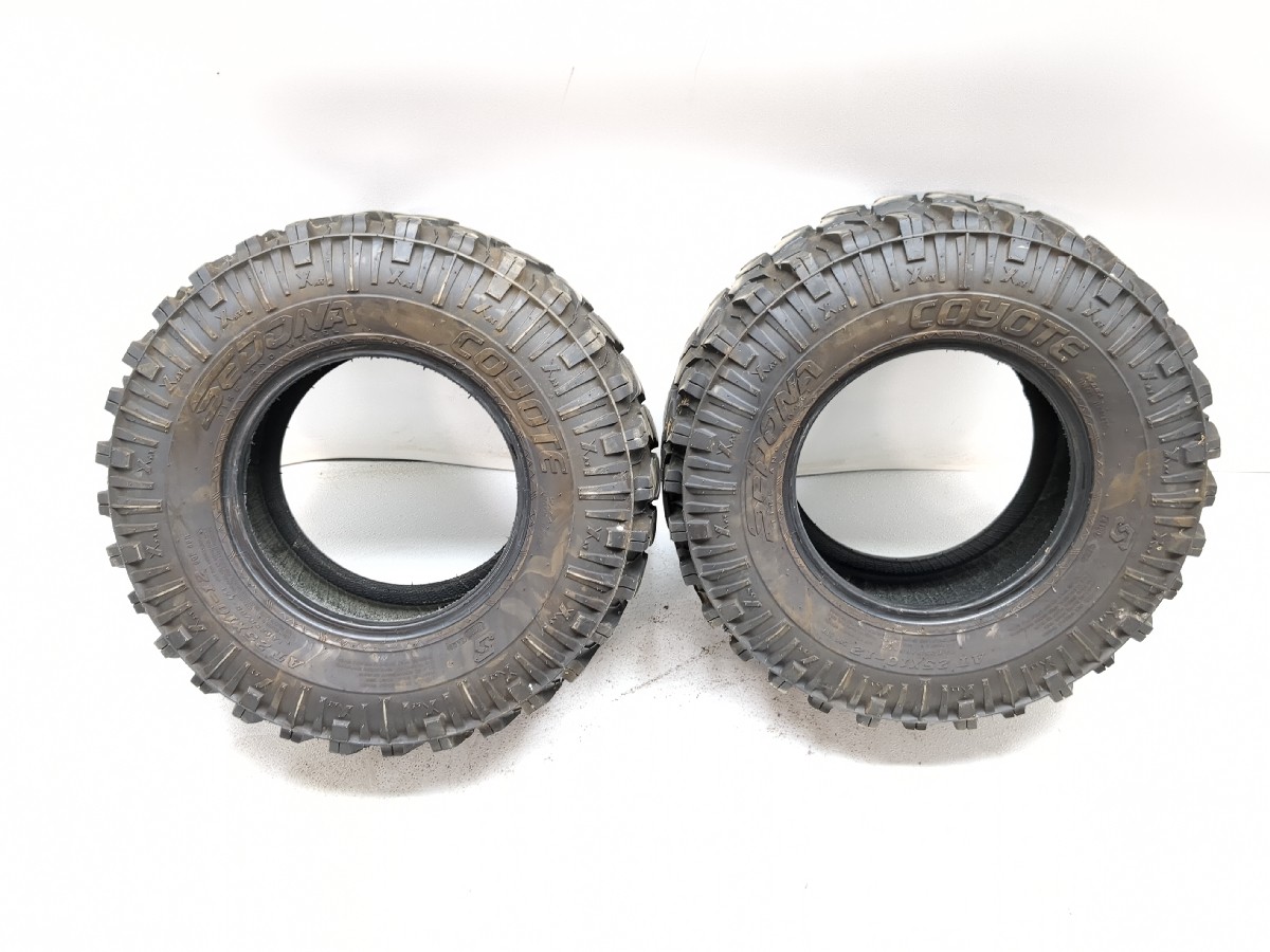 15-22 Polaris Ranger EV Tires Sedona Coyote 25x10-12 Set Pair