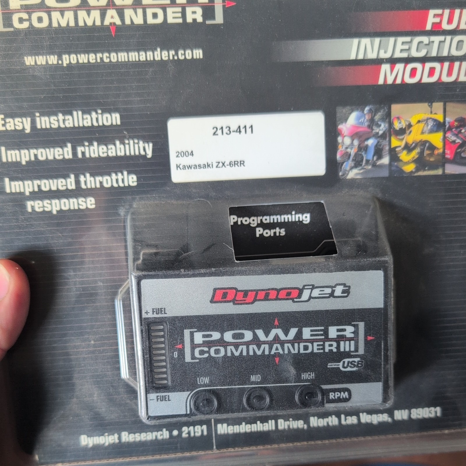 2003-2004  KAWASAKI ZX-6R / RR ECU ( PC3 USB )