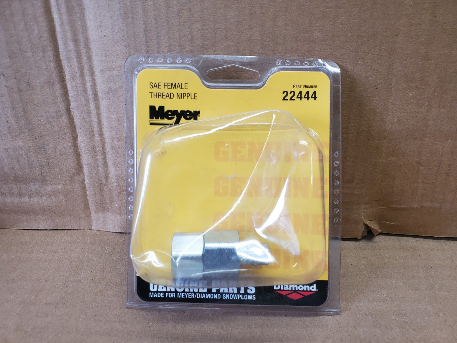 Genuine OEM Meyer 22444 Snow Plow Hose End SAE Female Thread Fitting E58 E68 E88