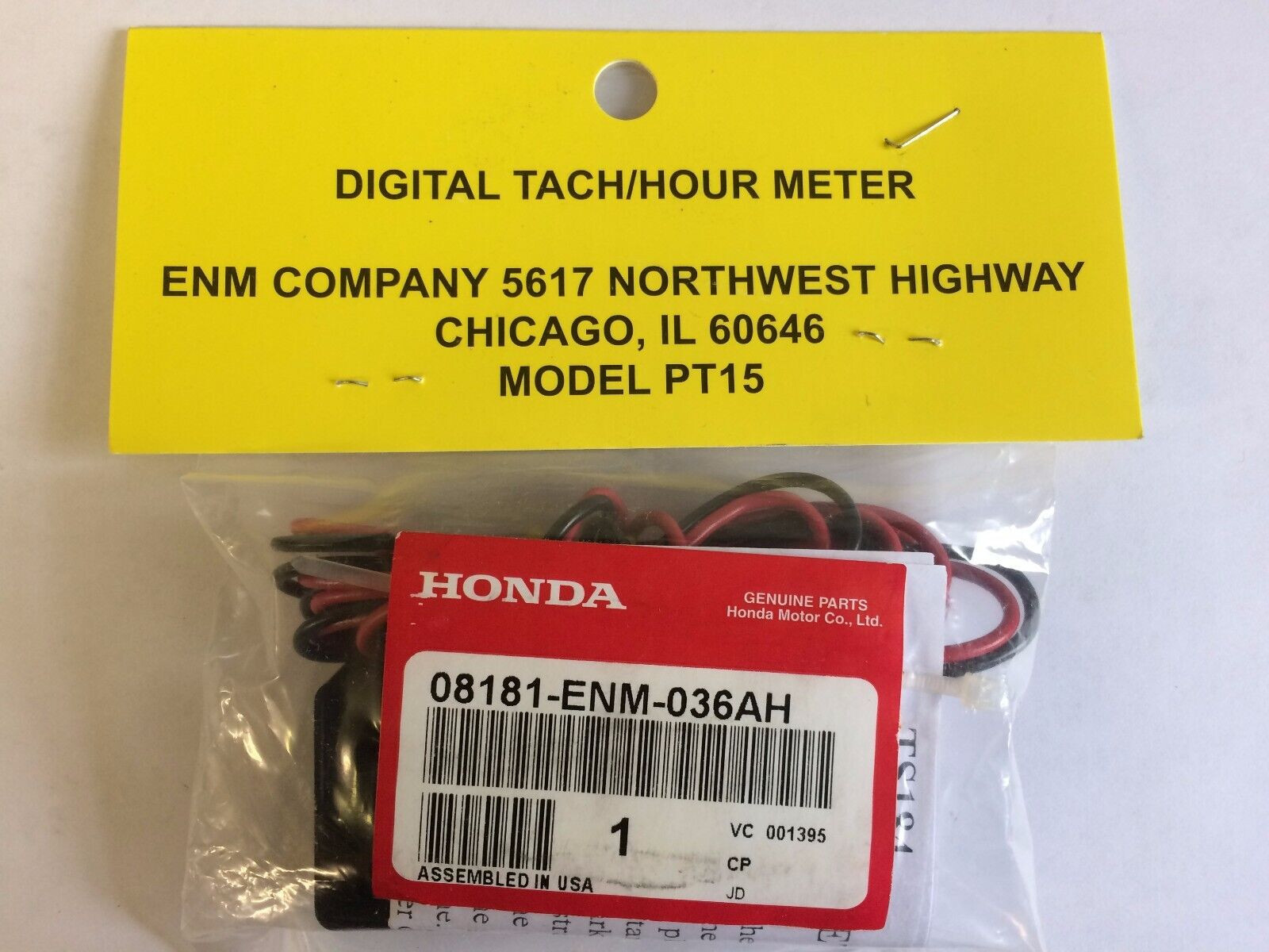 Honda OEM 08181-ENM-036AH Hour Meter- Fast Shipping Honda OEM 08181-ENM-036AH Hour Meter- Fast Shipping