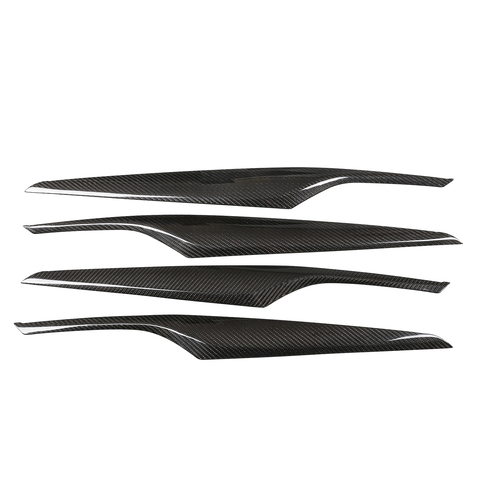Real Dry Carbon Fiber Door Panel Trim cover Set Fits BMW 530i M550i G30 M5 F90
