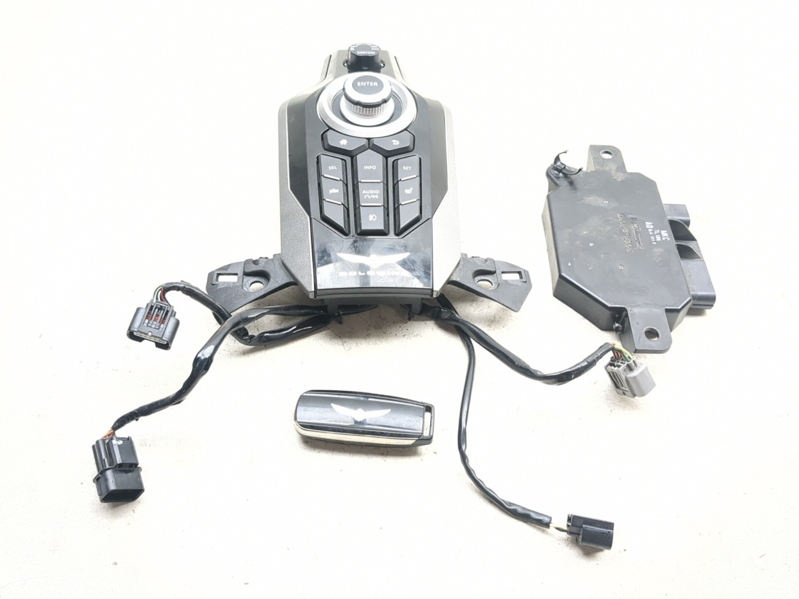 18-24 Honda GL1800 Goldwing 1800 Front Dash Switch Panel Smart Key Unit Fob Set