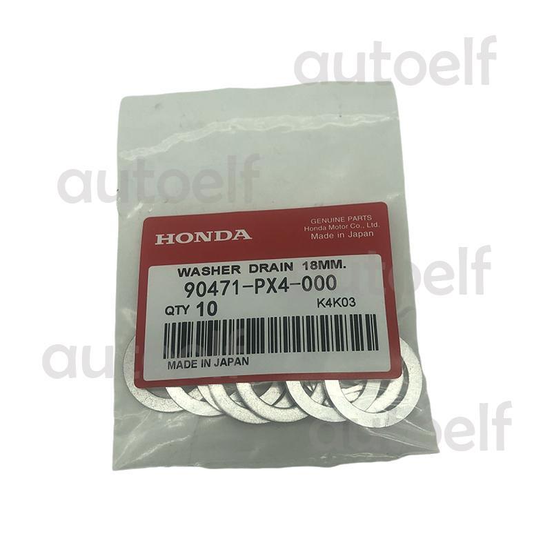 10PC 18MM TRANS DRAIN PLUG CRUSH WASHER GASKETS (90471-PX4-000)FOR HONDA/ACURA