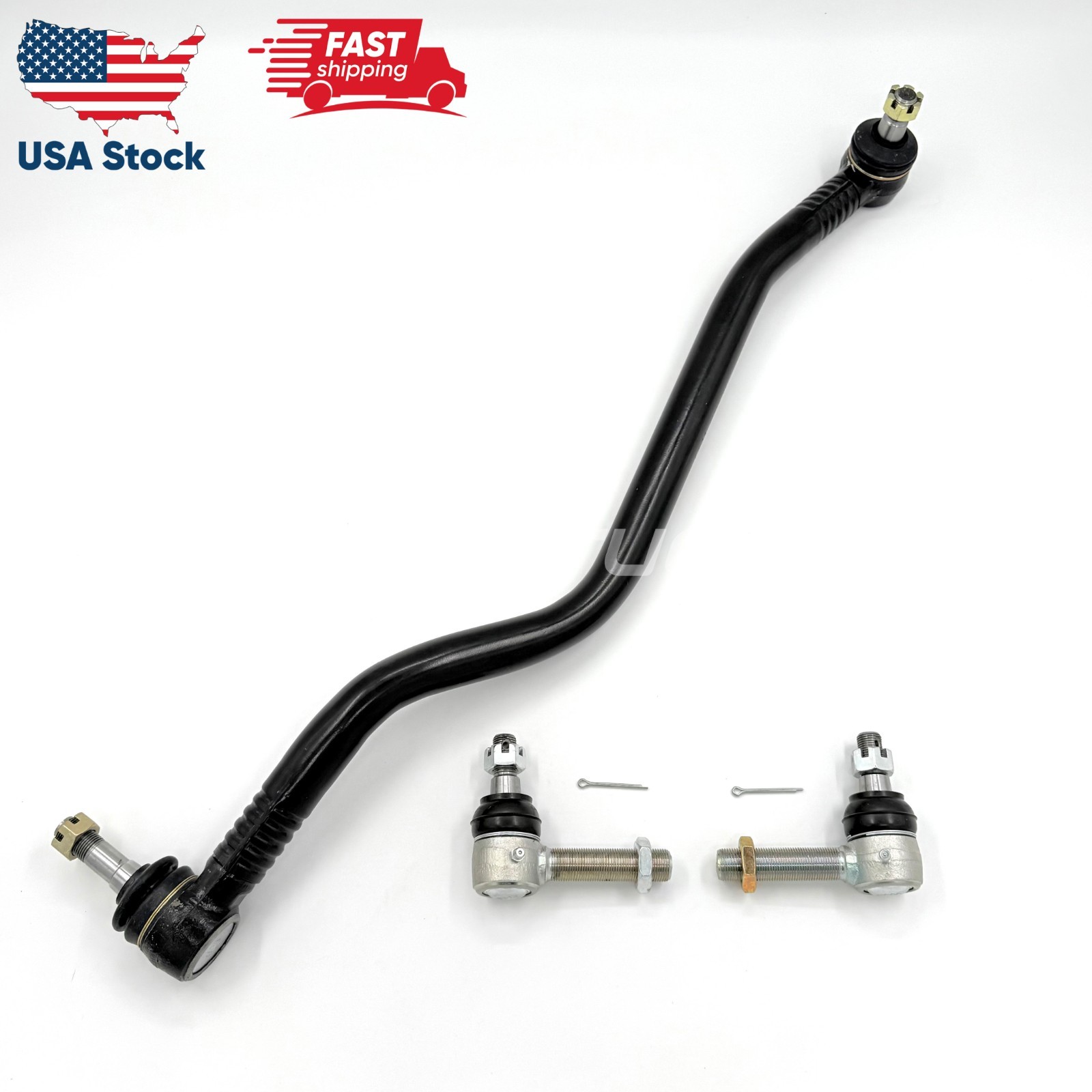 Drag Link + 2x Tie Rod End Left Right for ISUZU NRR NPR NPR-HD NQR 08-13