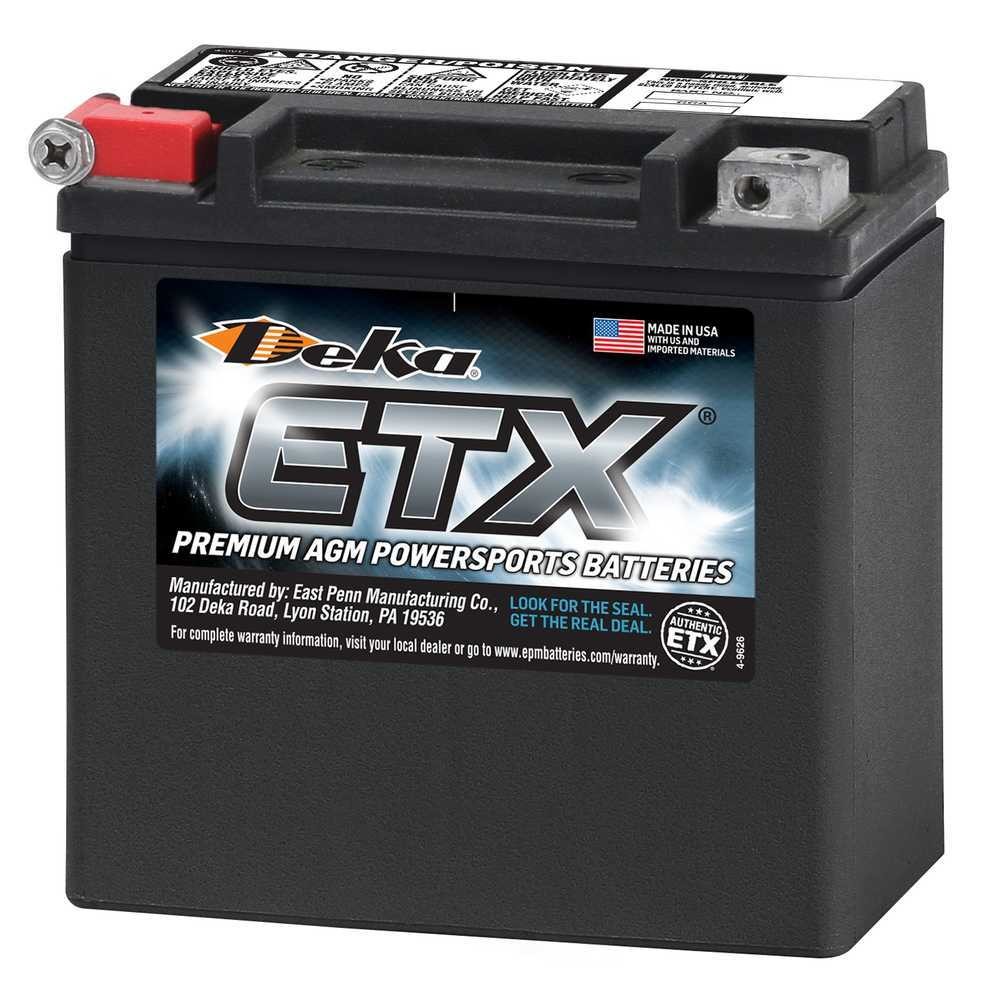 Vehicle Battery-Power Sports - Premium AGM - Factory Activated Deka East Penn