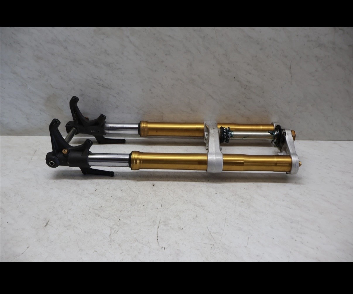 2006-2008 Triumph Daytona 675 Front End Suspension Fork Set Triple Tree 2006-2008 Triumph Daytona 675 Front End Suspension Fork Set Triple Tree