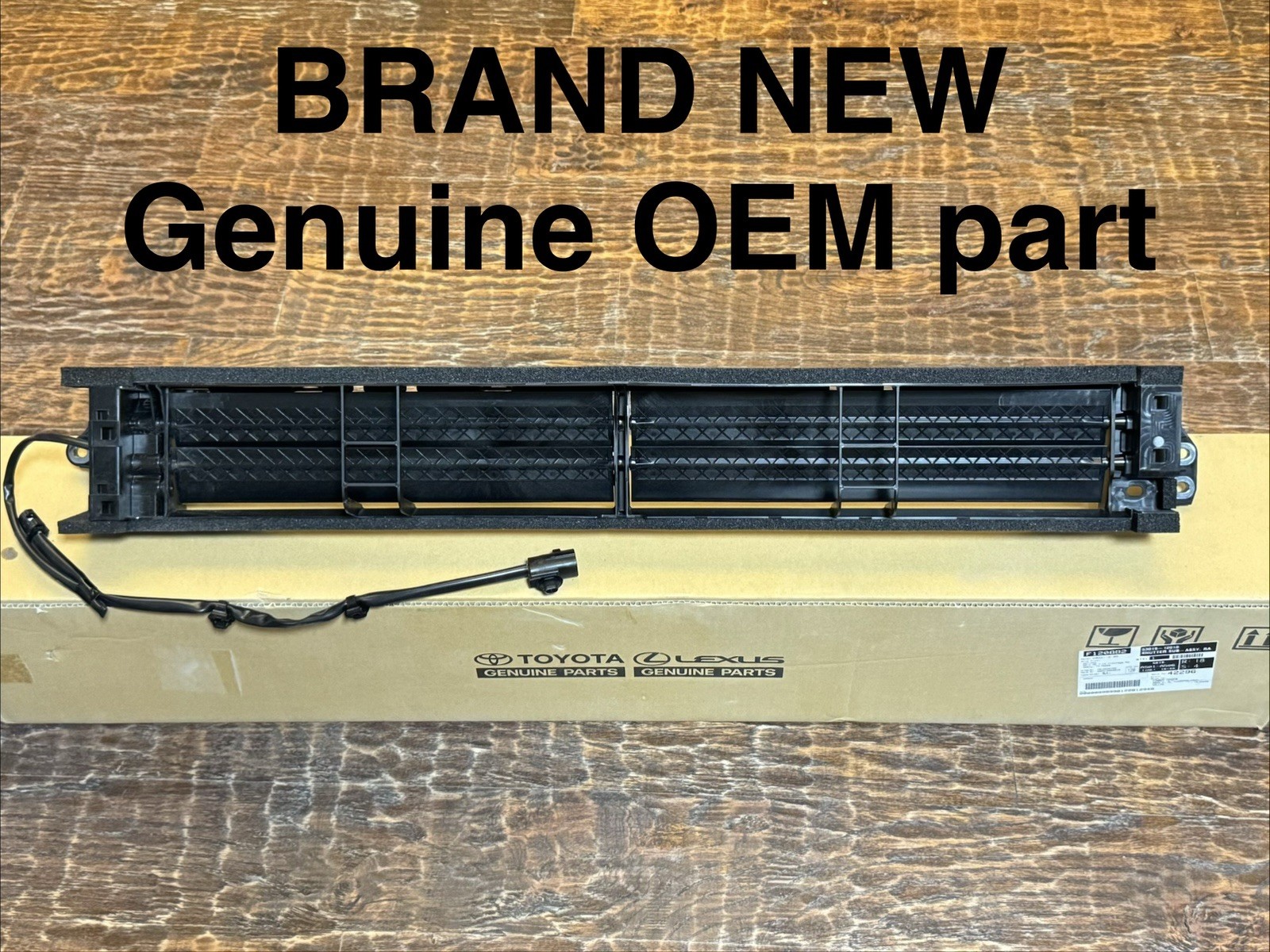 NEW🔥OEM 2019-22 TOYOTA PRIUS/COROLLA Radiator Active Grille Shutter 53019-12010