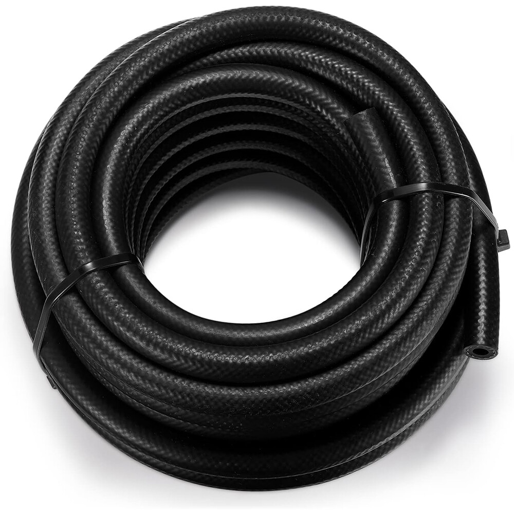 3/8 15FT Fuel Line NBR Rubber, 15Ft Fuel Hose NBR Rubber SAE 30R7 300PSI