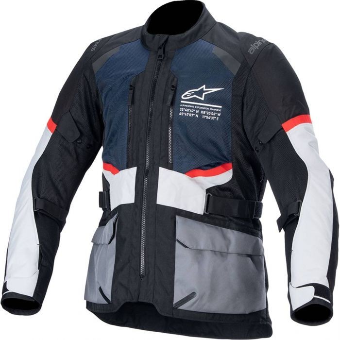Alpinestars Men's Andes Air Drystar Jacket Blue/Black/Gray Size Medium