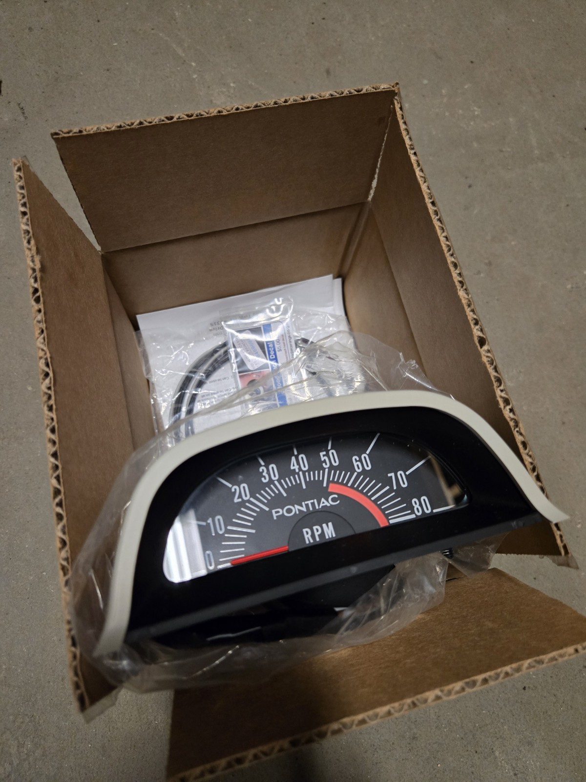 Pontiac Hood Tach Inline Tube Pontiac Hood Tach Inline Tube