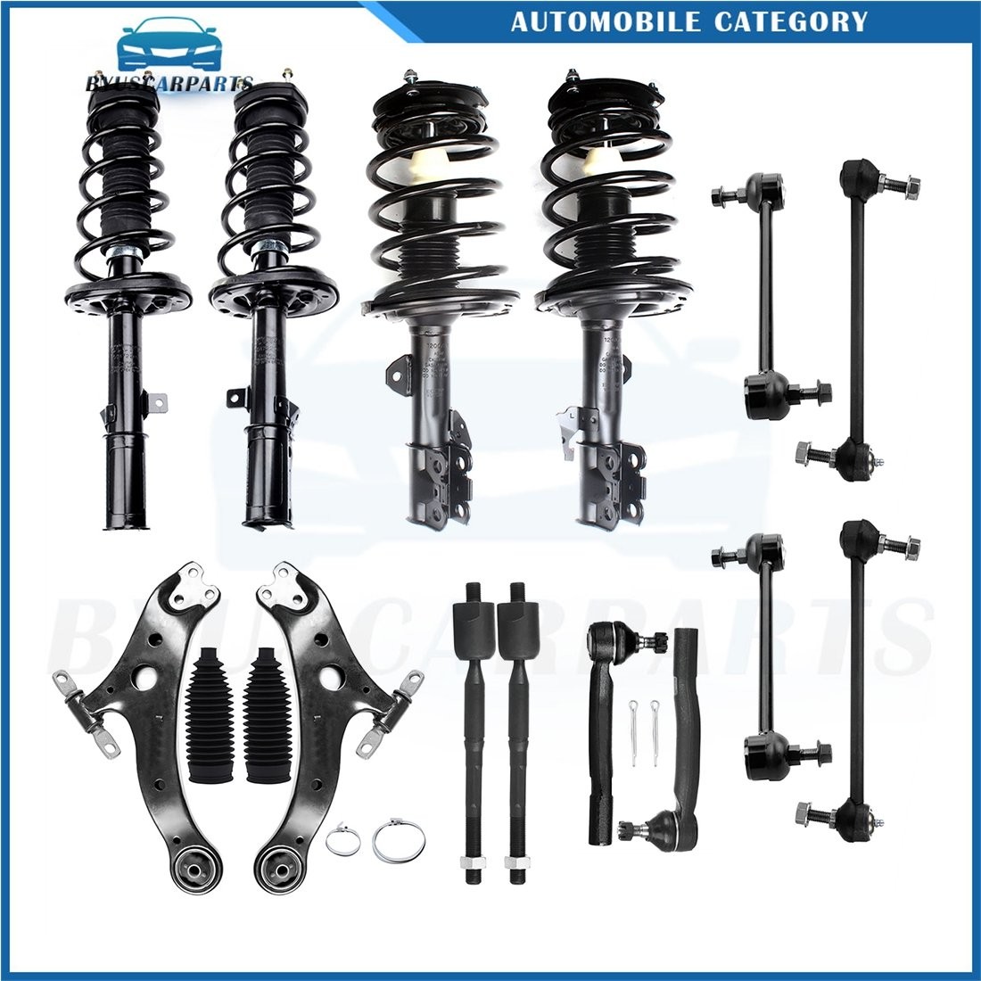 For 04-06 Lexus ES330 Toyota Camry Front & Rear Complete Struts & Suspension Kit