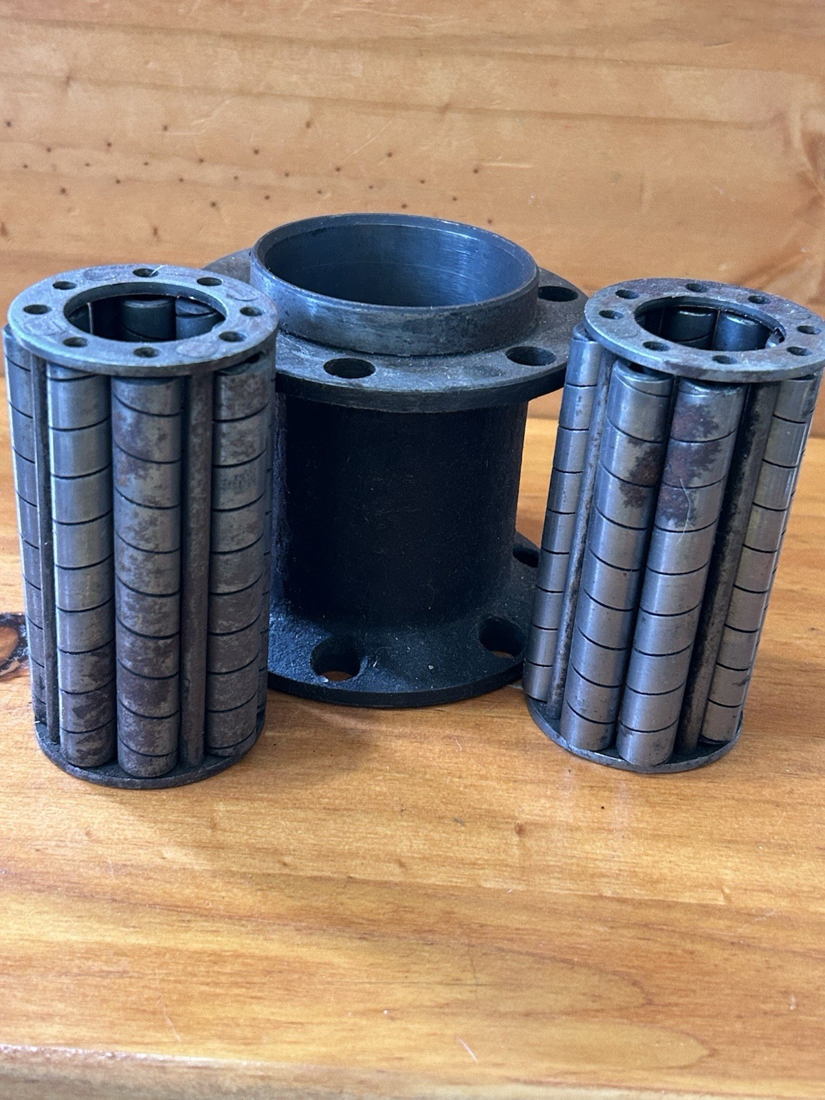 Ford Model T Rear Axle Bearings, Hyatt Bearing, Lot of 2 + 1 Axle Hub Part