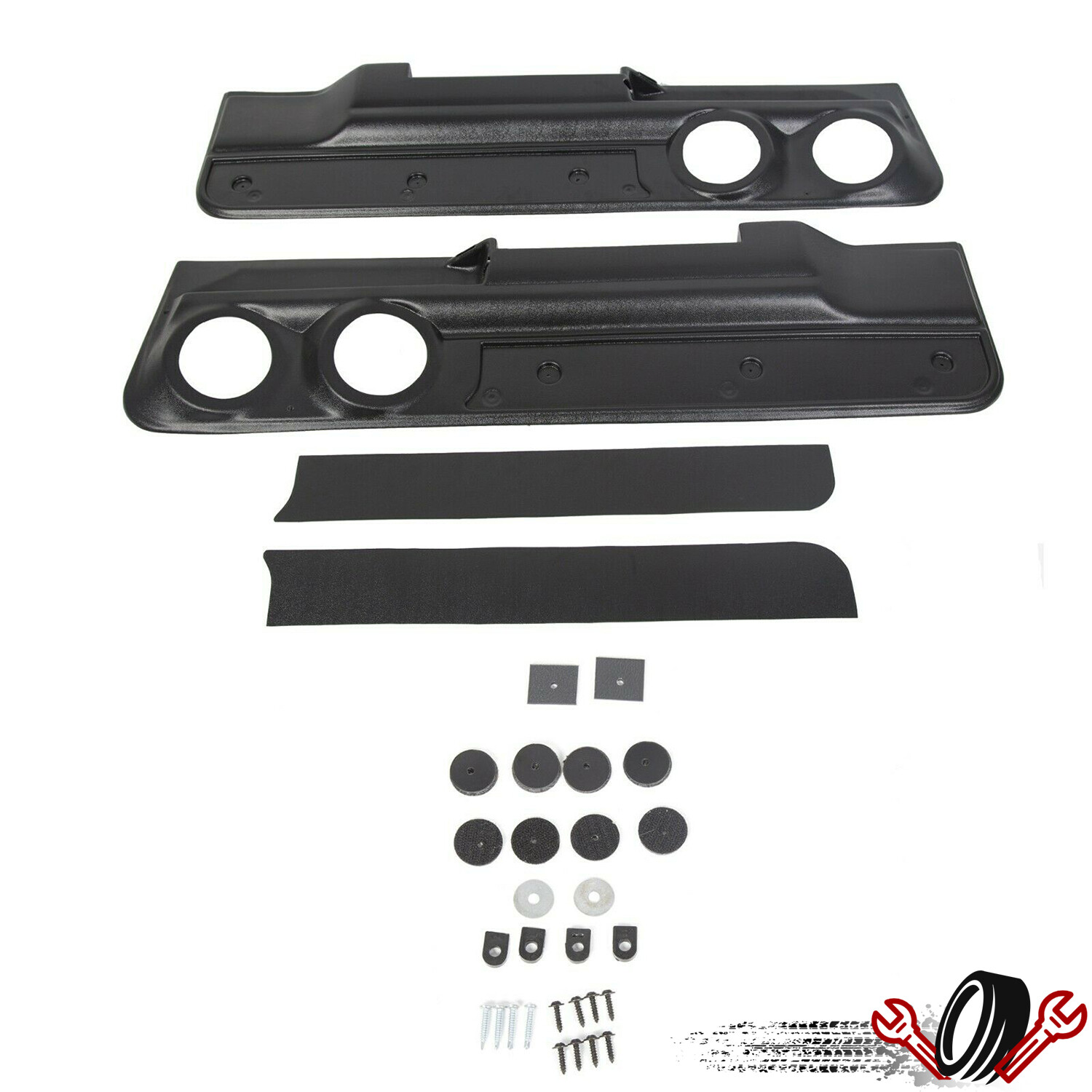 Set 2-Speaker Door Panel For 1978-88 Monte Carlo Malibu El Camino Cutlass Regal Set 2-Speaker Door Panel For 1978-88 Monte Carlo Malibu El Camino Cutlass Regal
