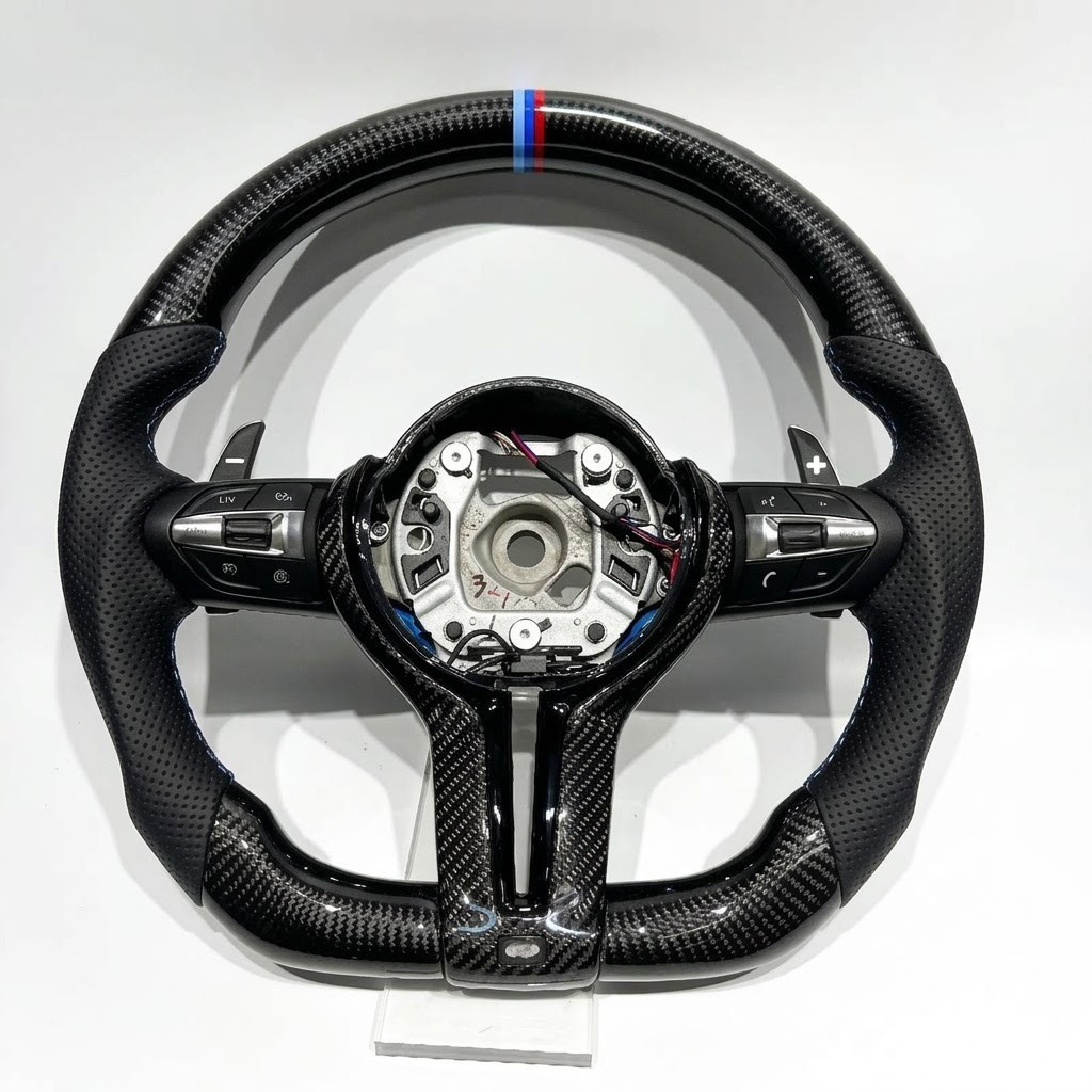BMW F80 F10 F12 F15 F20 F22 F30 F31 F32 F33 F36 M3 Sports Leather Steering Wheel