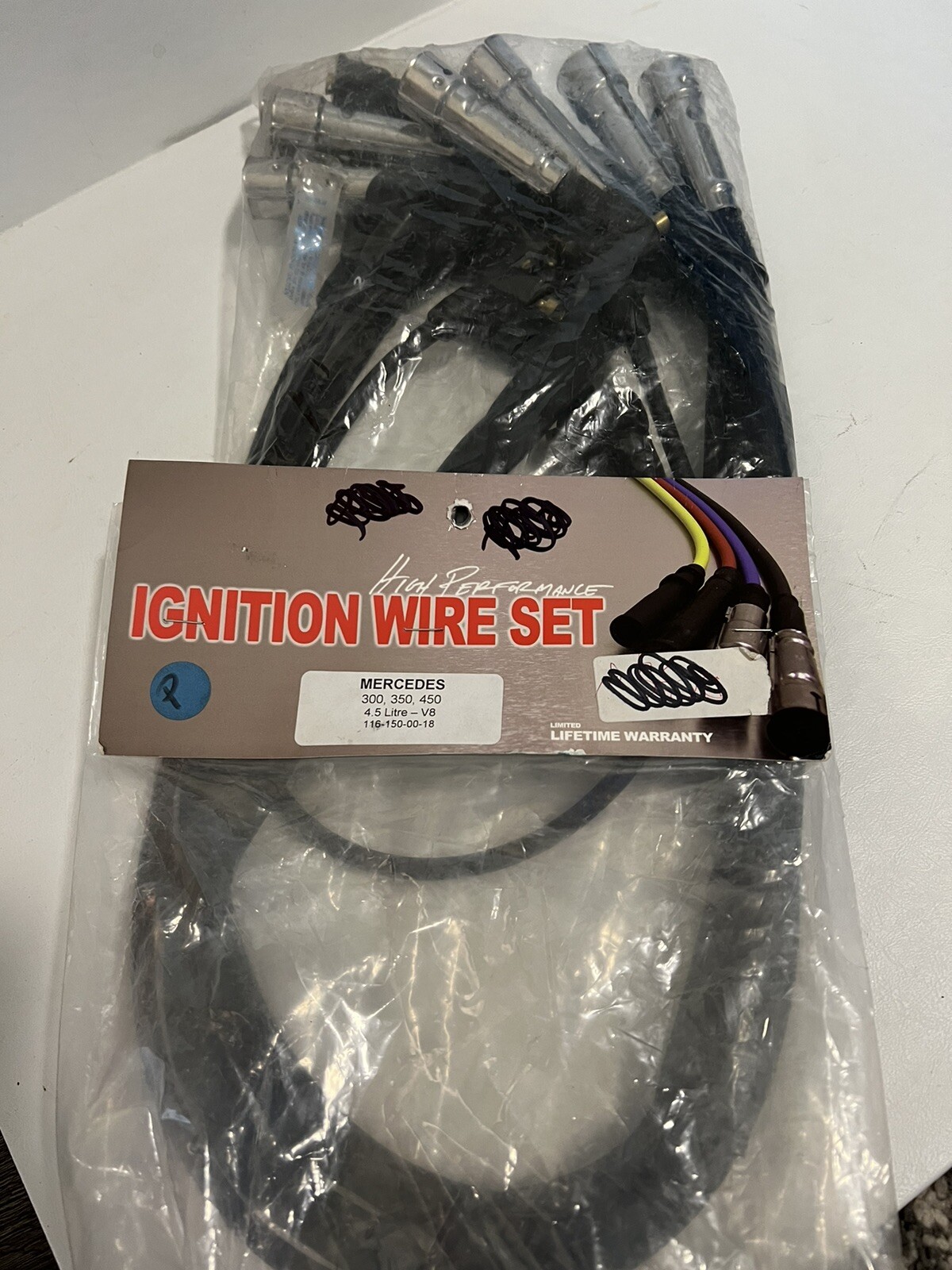 Mercedes 300 350 450 4.5 Liter V8 High Performance Ignition Wire Set Mercedes 300 350 450 4.5 Liter V8 High Performance Ignition Wire Set