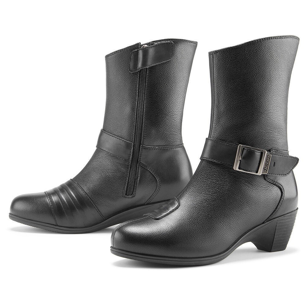 Icon Women\'s Tuscadero Boots - Black - Women\'s Size US 8.5 Icon Women\'s Tuscadero Boots - Black - Women\'s Size US 8.5