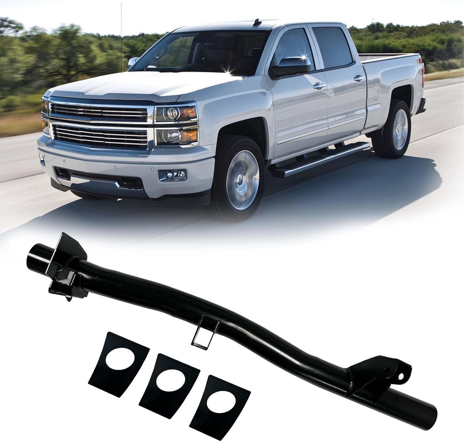Rear Fuel Tank Support Crossmember Compatible with 2007-2014 Chevy Silverado 150 Rear Fuel Tank Support Crossmember Compatible with 2007-2014 Chevy Silverado 150