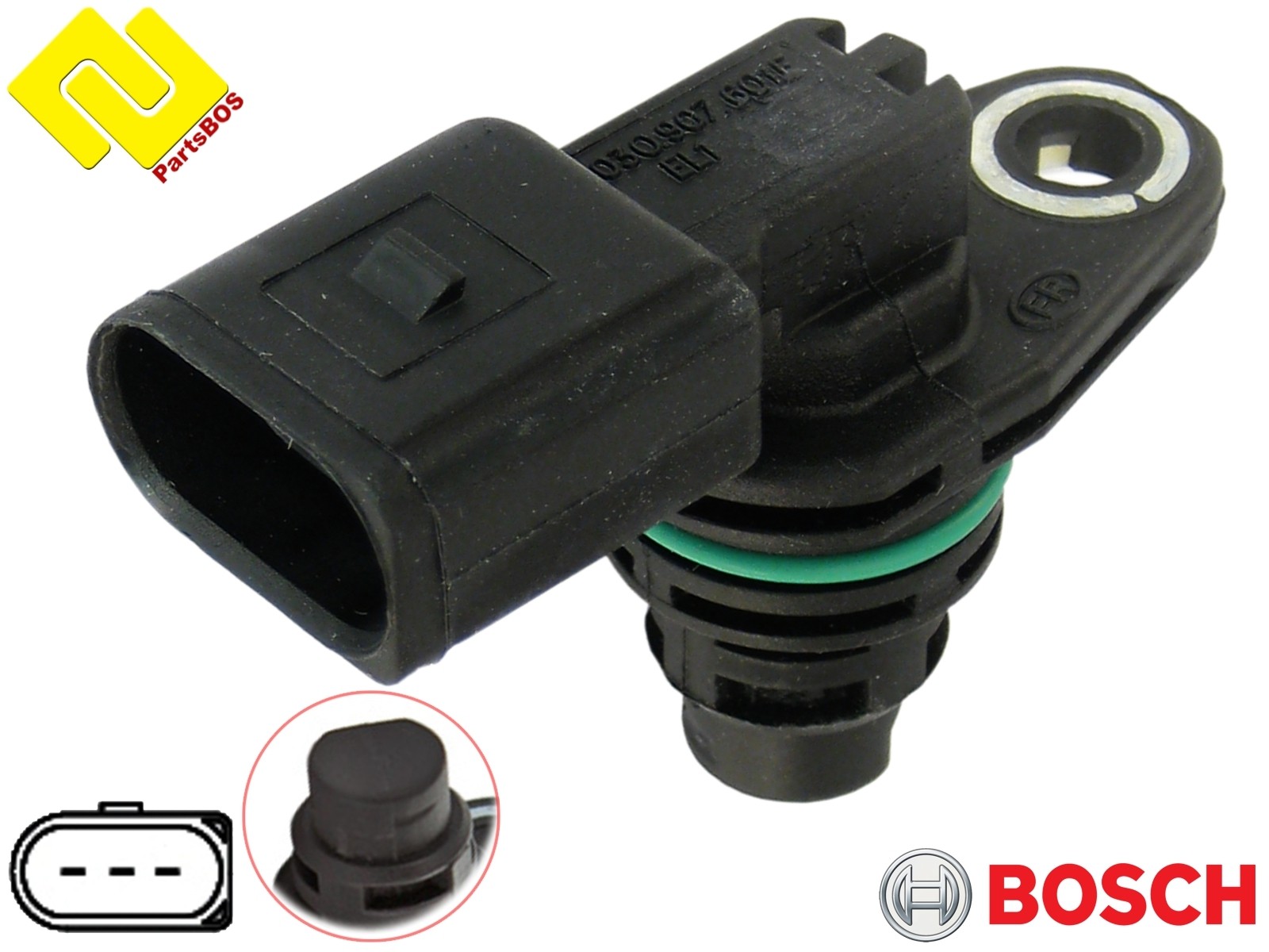BOSCH 0986280453 Camshaft Position Sensor 0986280418 ,090307601E ,030907601B ,0